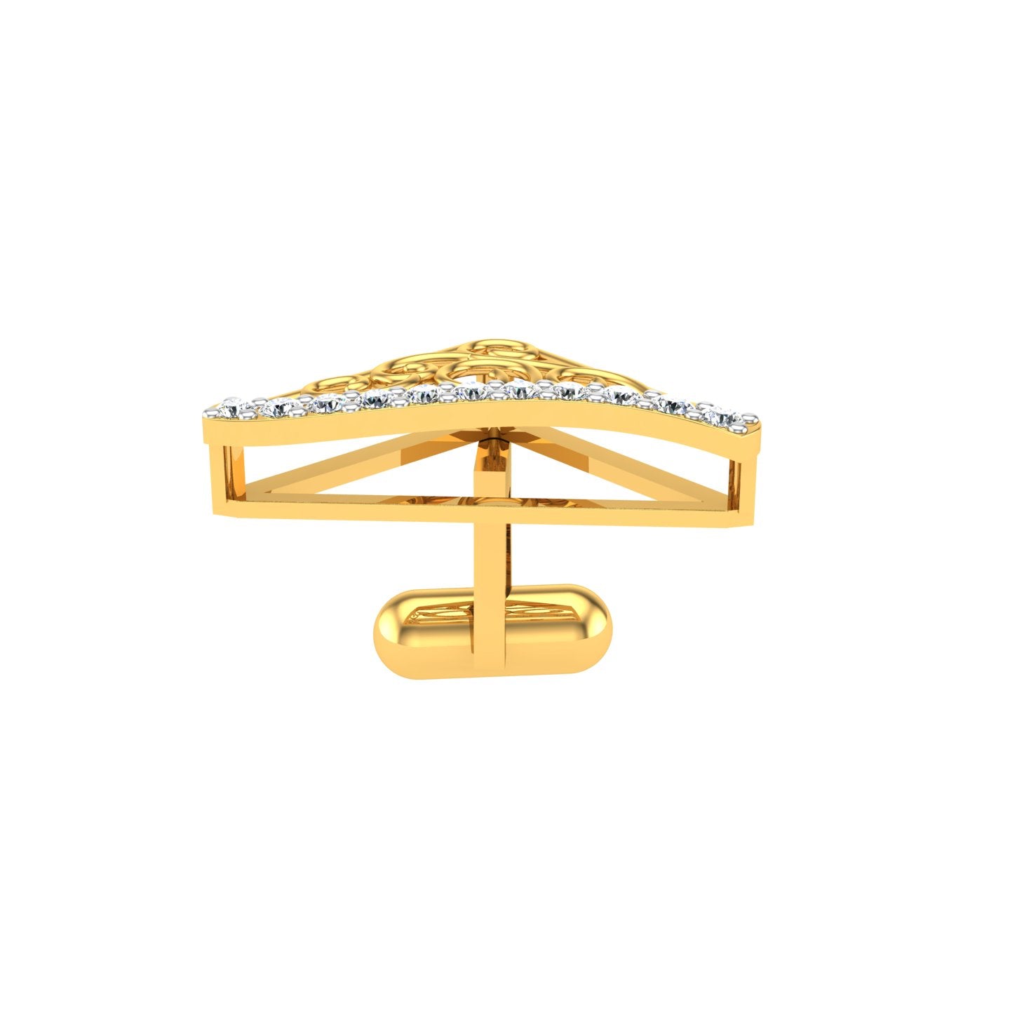 Baroque Wave Cufflink