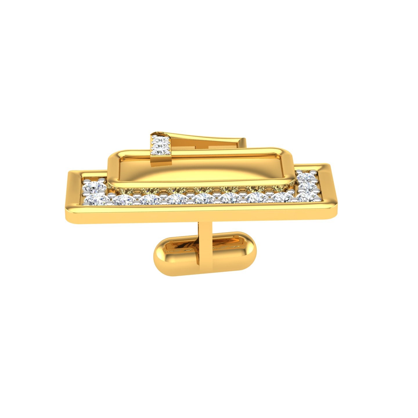 Urban Frame Diamond Cufflink