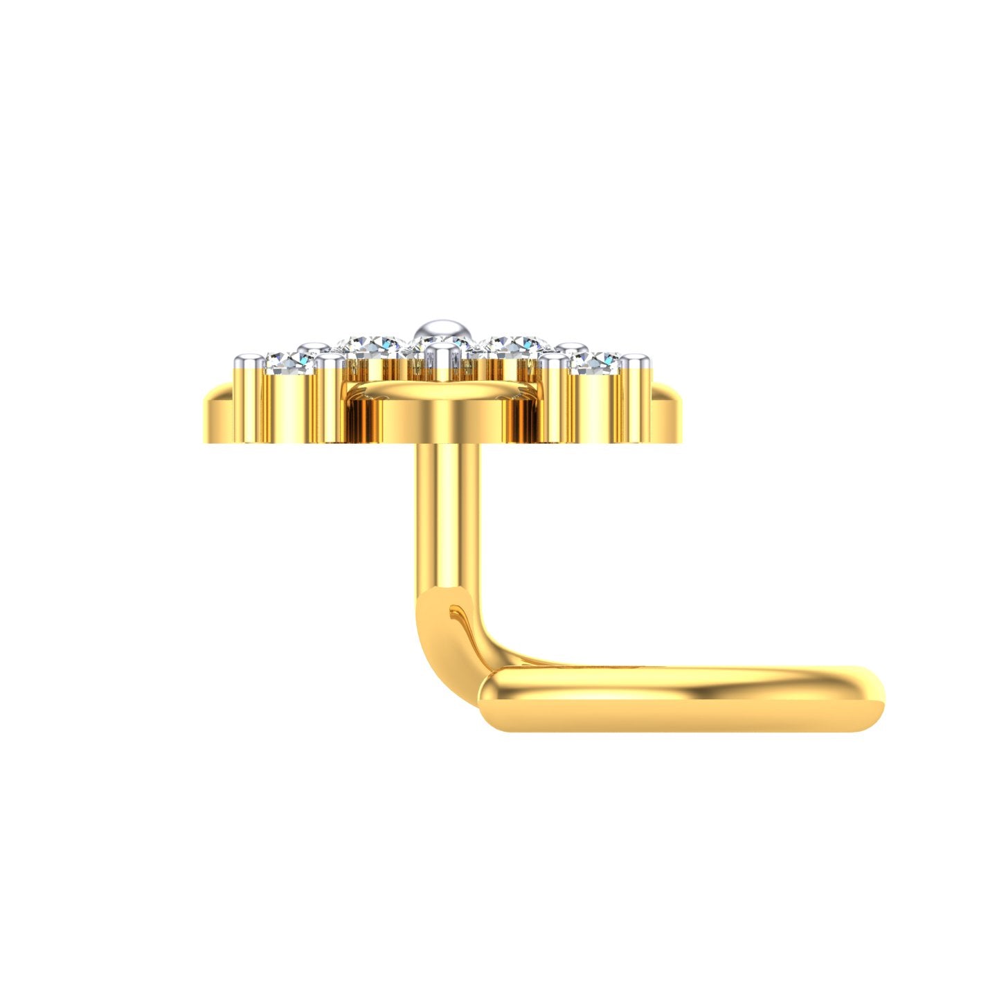Royal Bloom Diamond Nose Ring