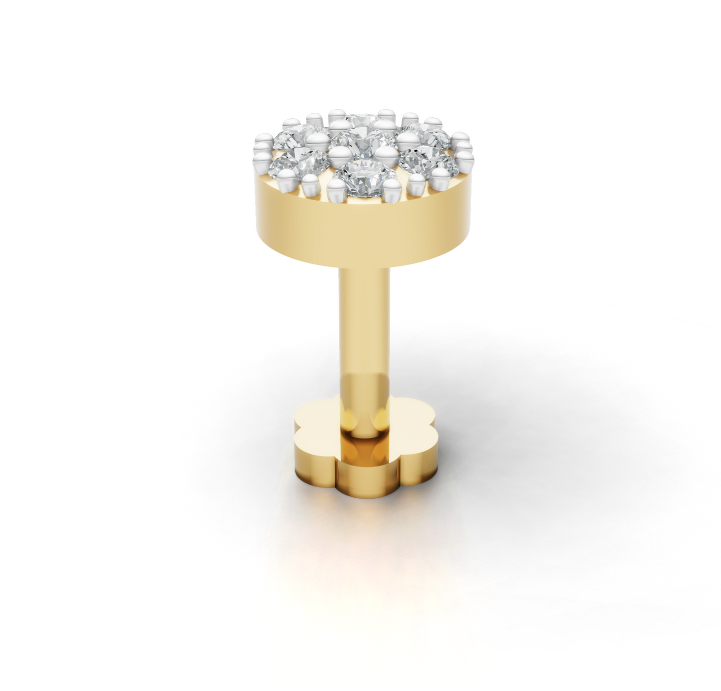Celestial Bloom Diamond Nose Pin