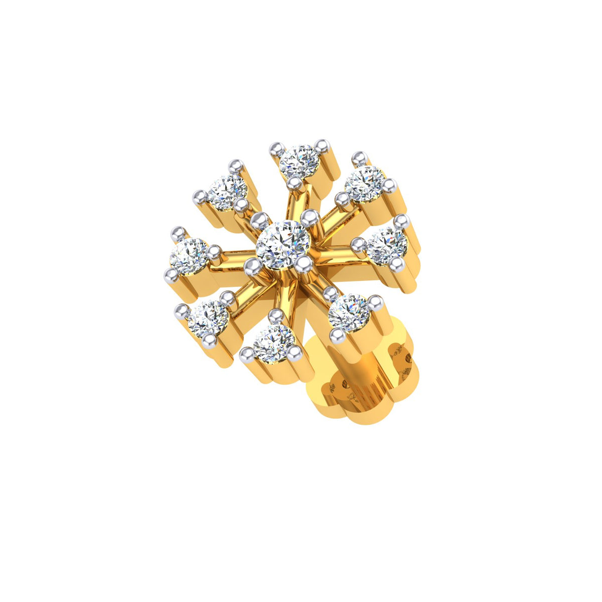Celestial Starburst Diamond Nose Screw