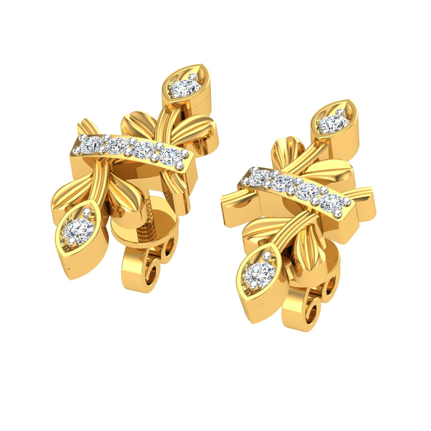 Royal Flora Cross Diamond Tops