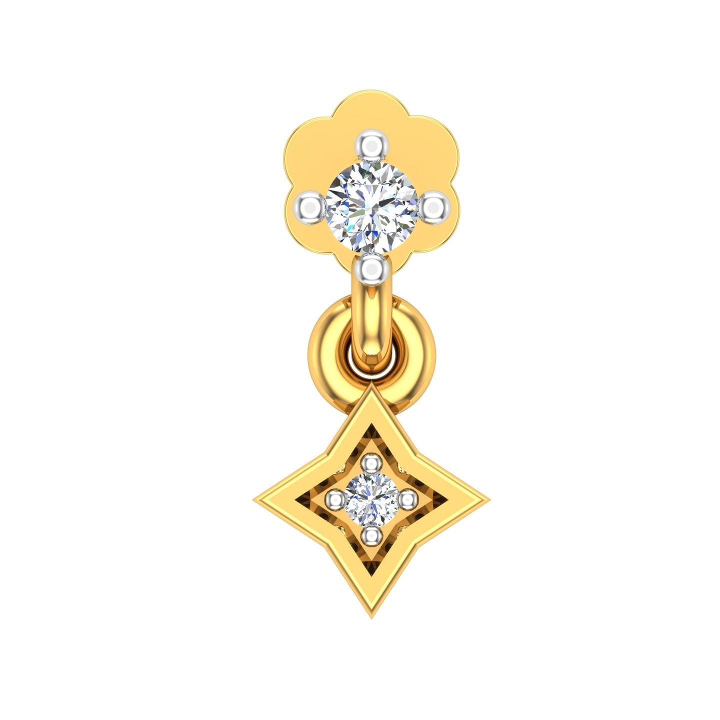 Celestia Drop Diamond Nose Screw