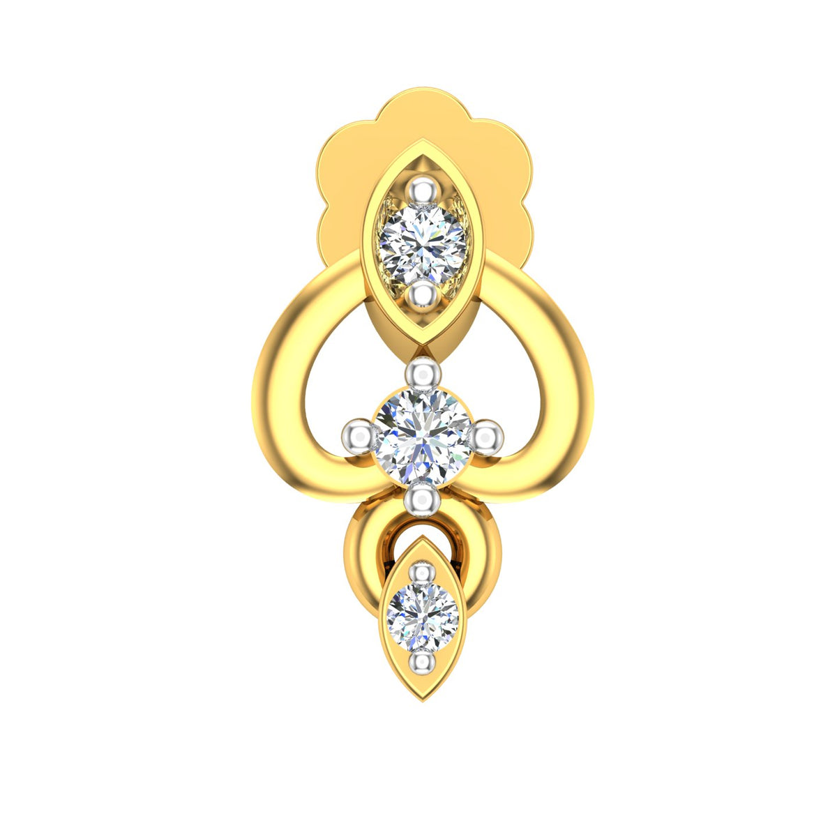 Royal Loop Diamond Nose Screw