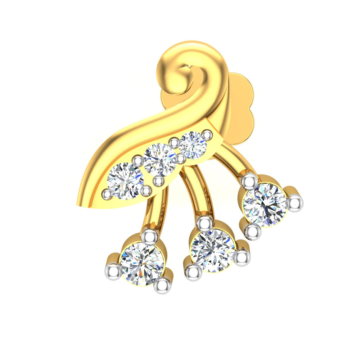 Cascade Glow Diamond Nose Screw