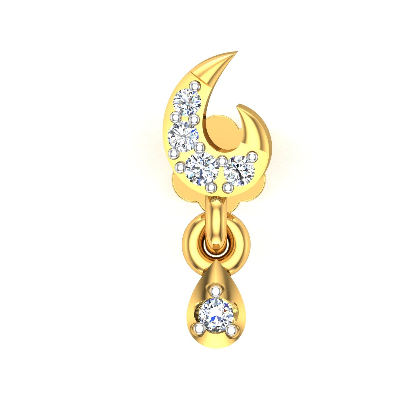 Lunara Drop Diamond Nose Screw
