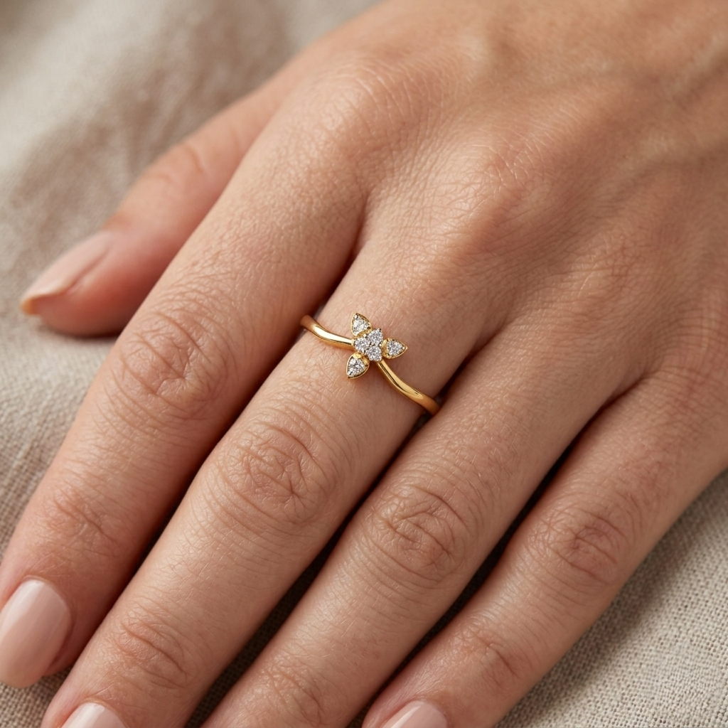 Flora Shine Gold Ring