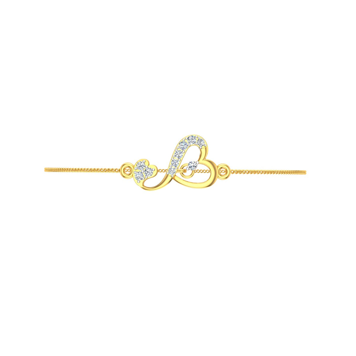 Forever Hearts Chain Bracelet
