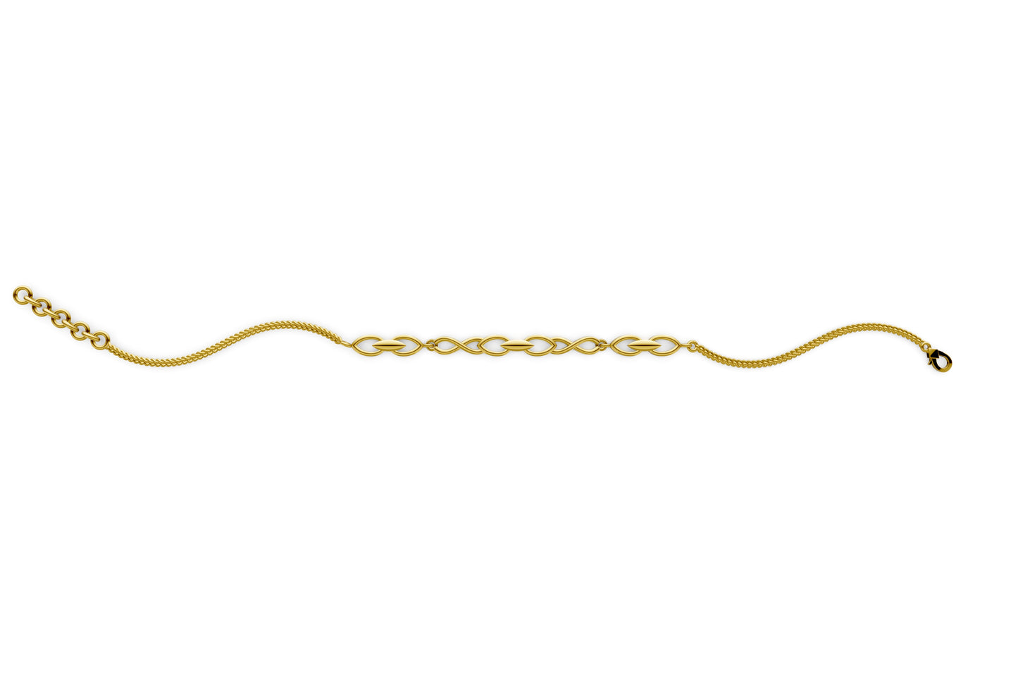 Infinity Leaf Bracelet