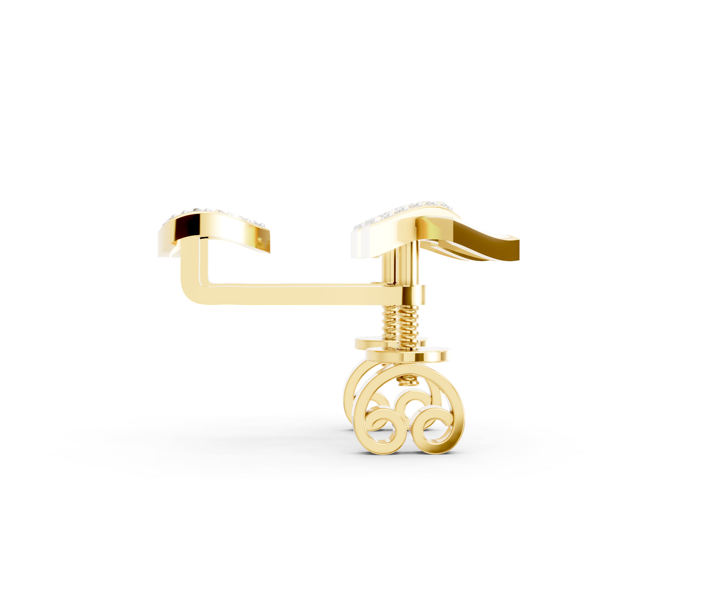 Geo Luxe Diamond Ear Tops