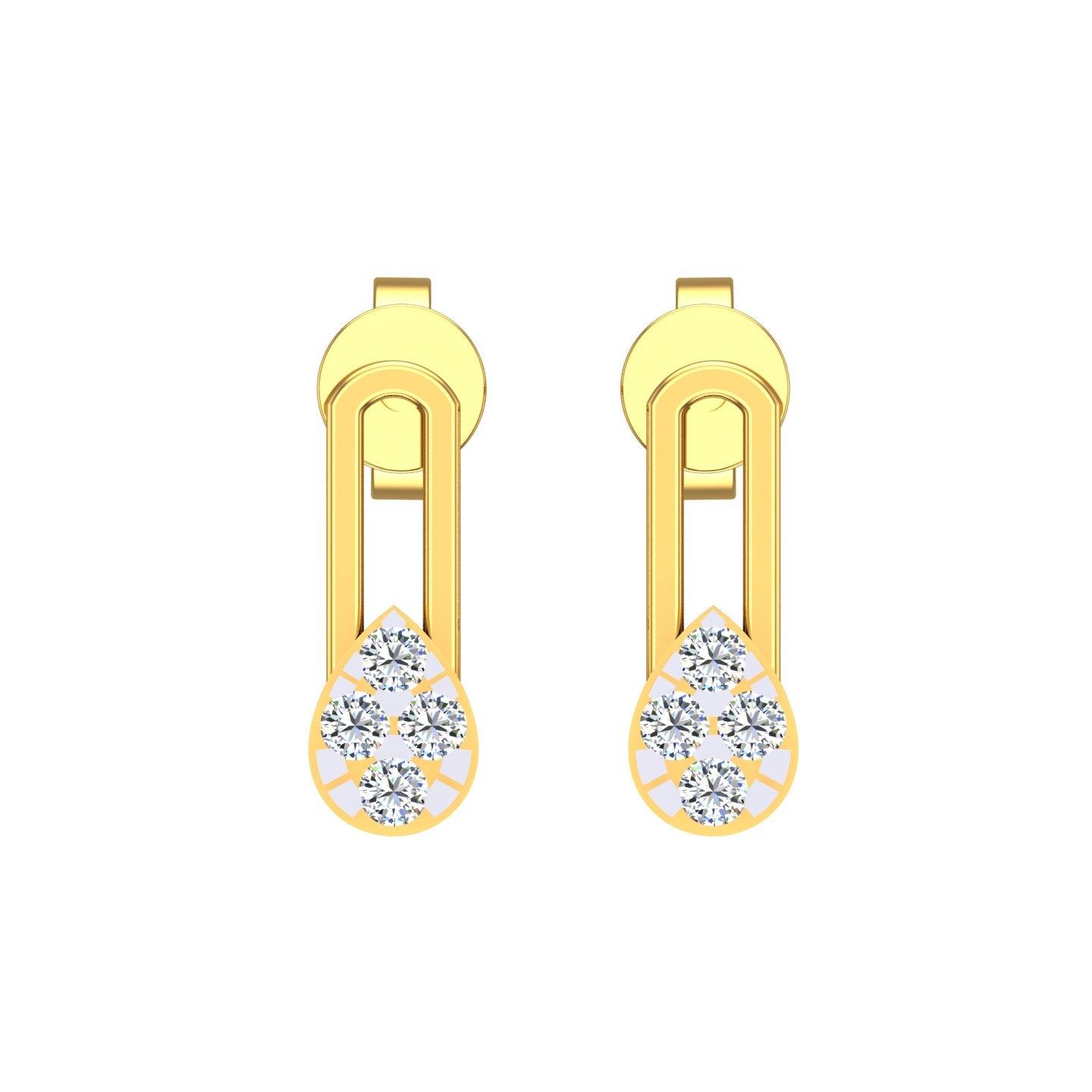 Diamond Dewdrop Link Tops