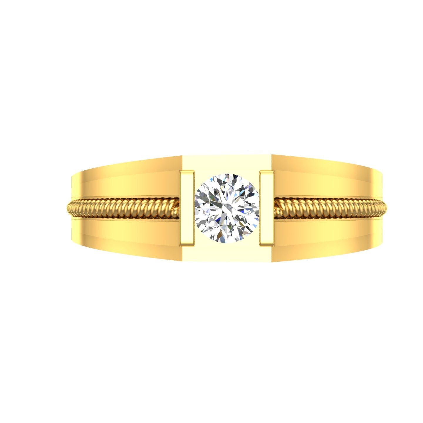Solitaire Gents Ring