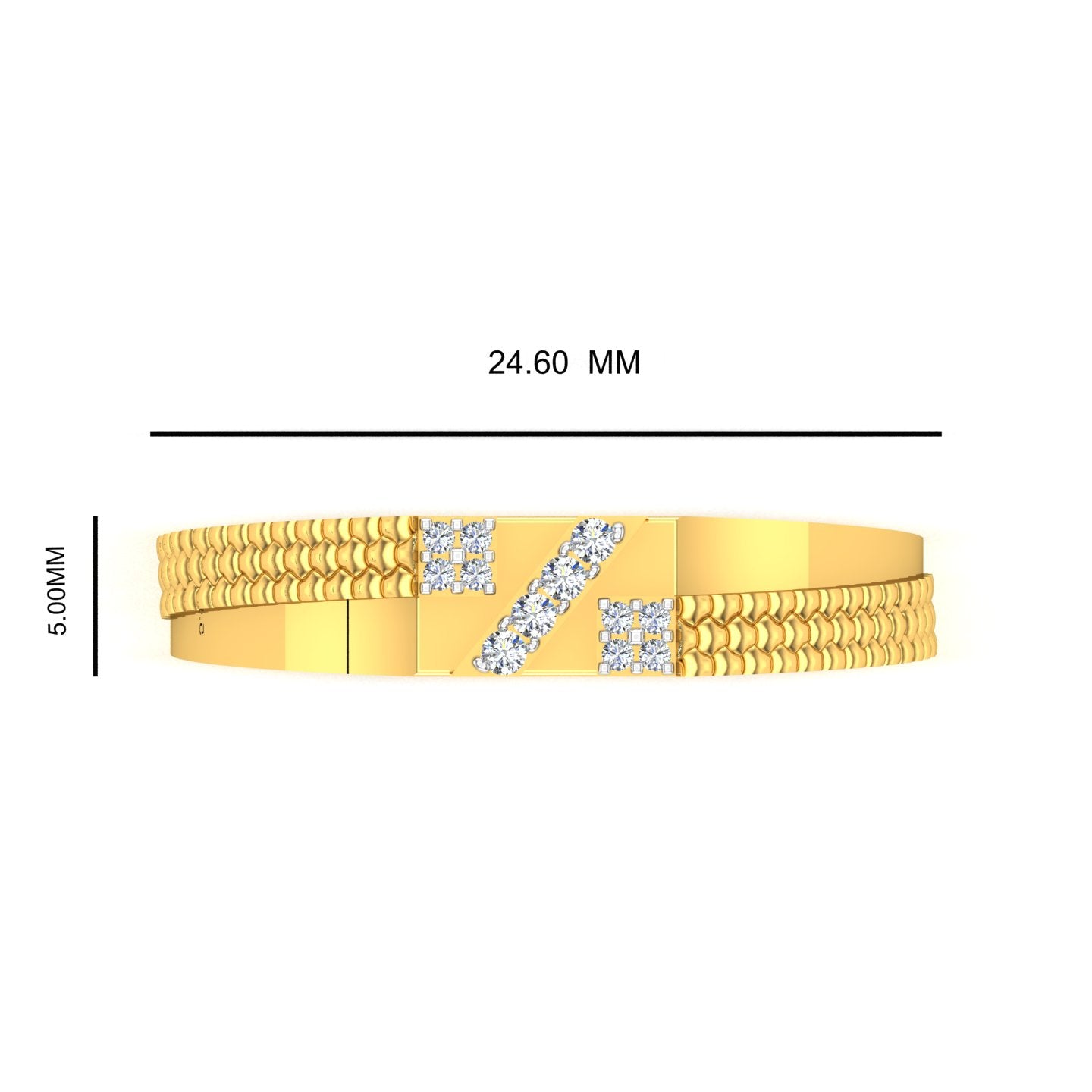 Royal Mesh Diamond Ring