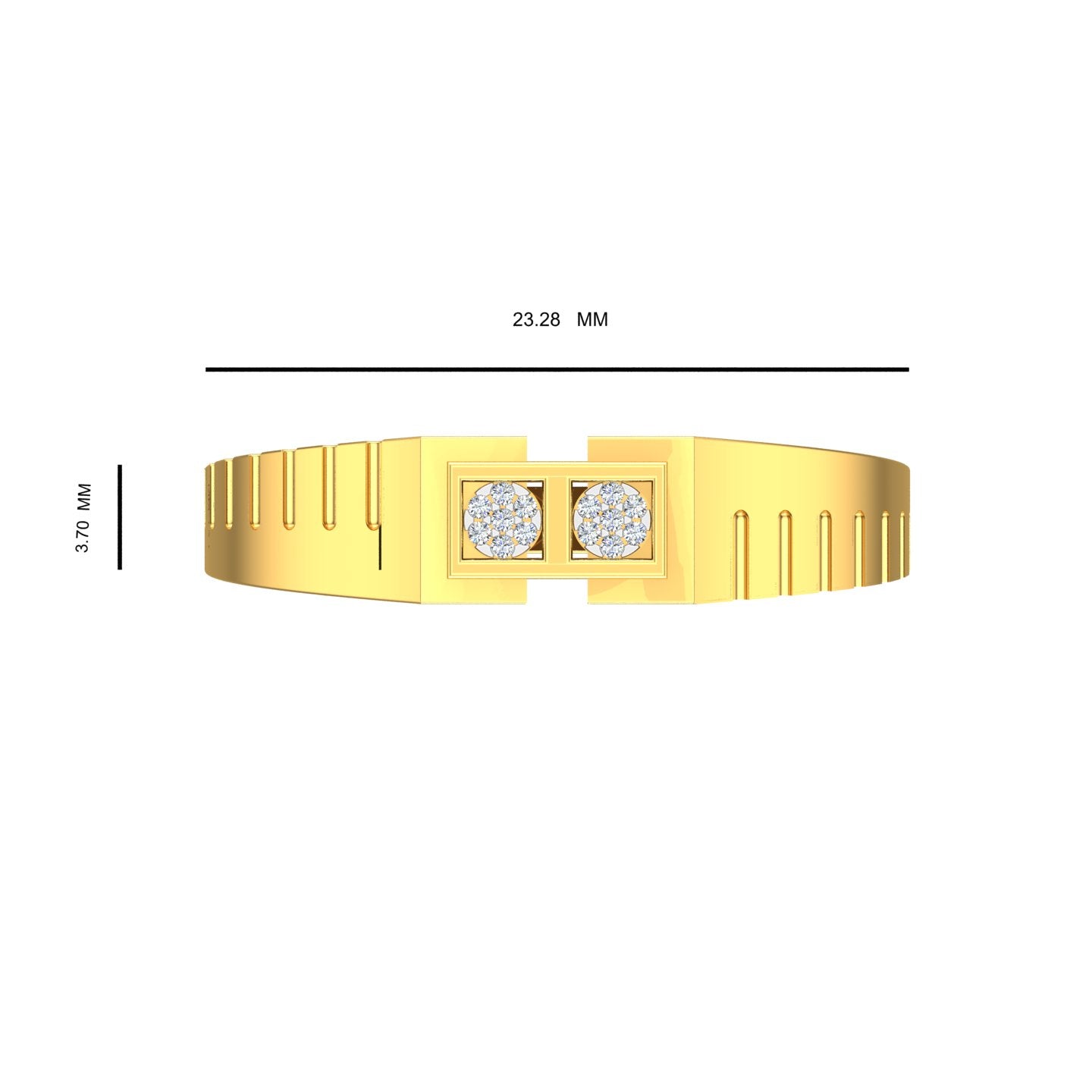 Dual Bloom Diamond Ring