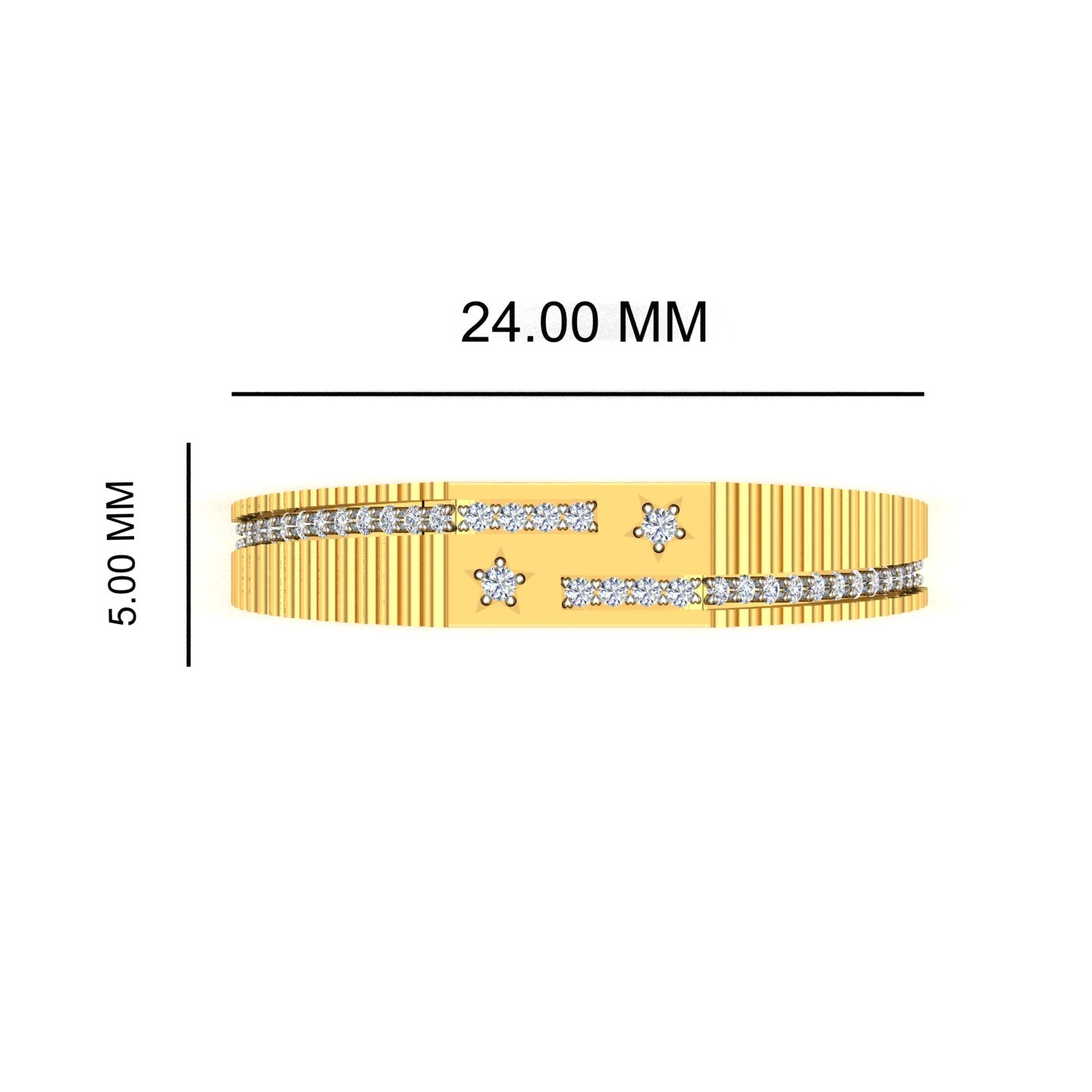 Starlight Crest Diamond Ring