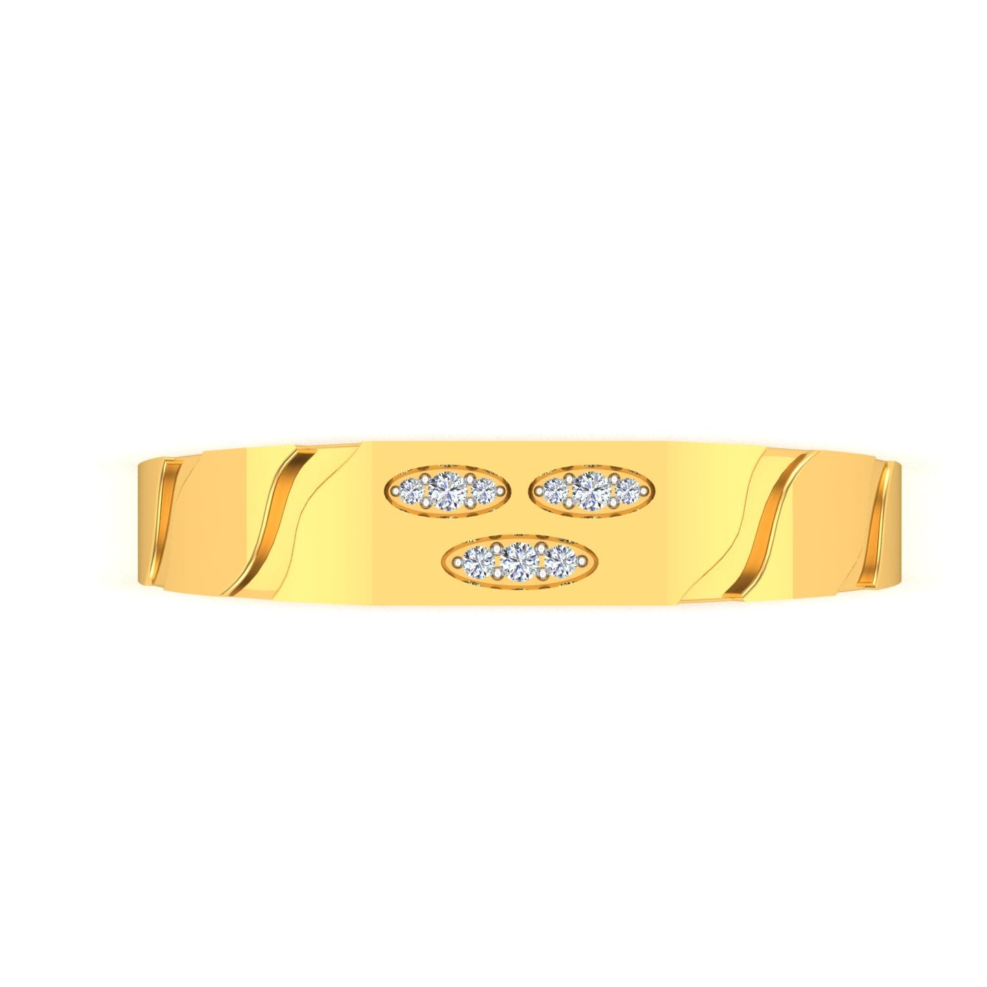 Triple Aura Diamond Ring