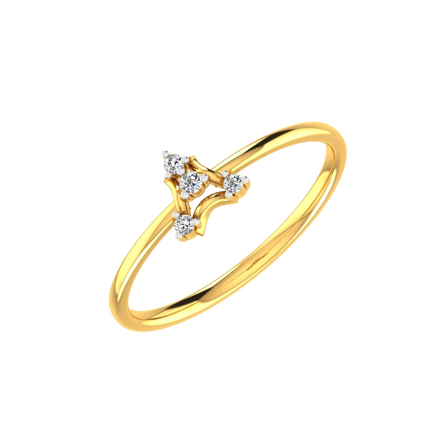Dainty Marquise Crown Minimalist Ring