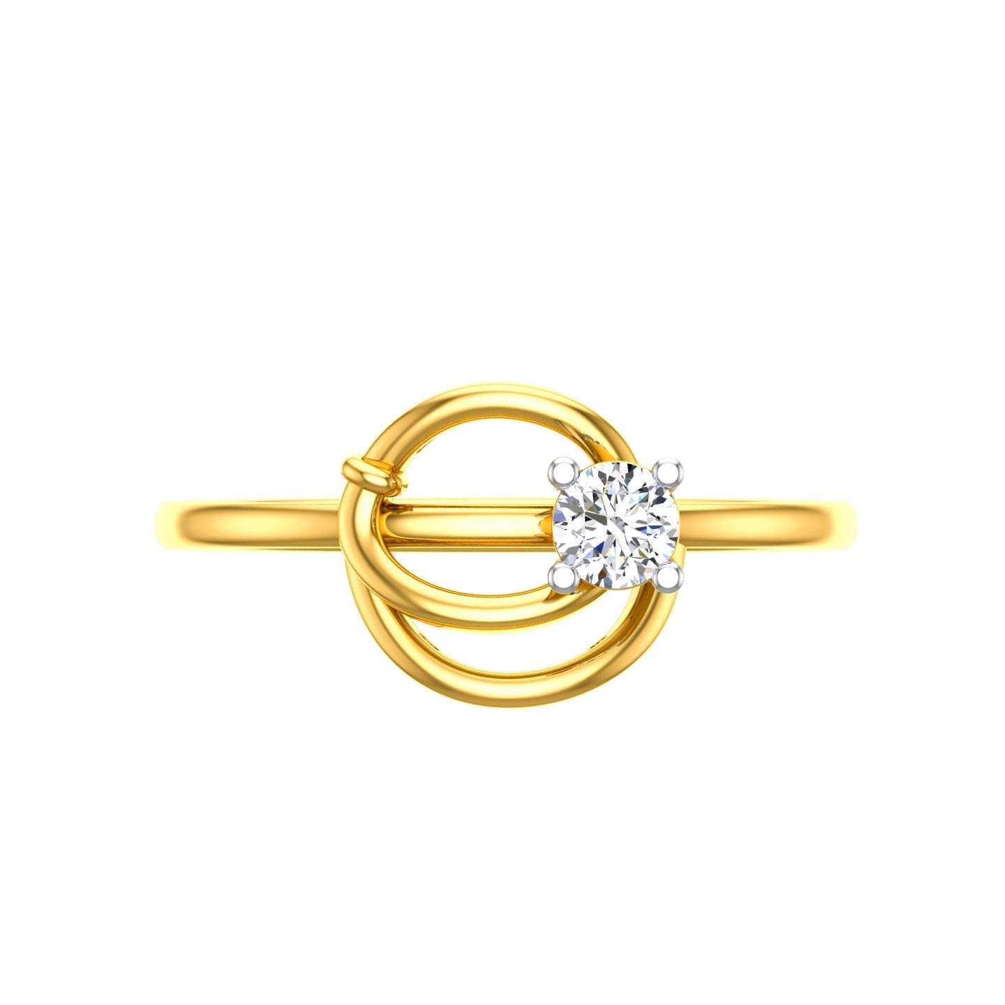 Infinity Orbit Solitaire Ring