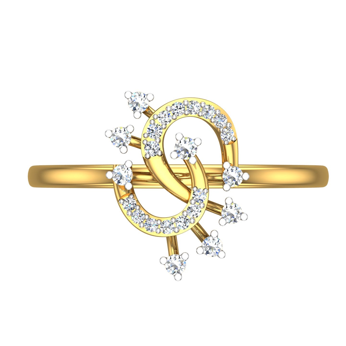 Infinity Bloom Diamond Ring