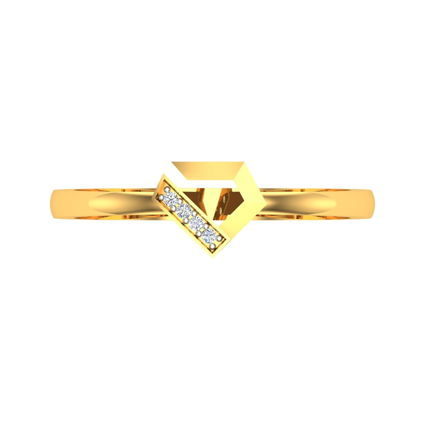 Infinity Leaf Spark Ring