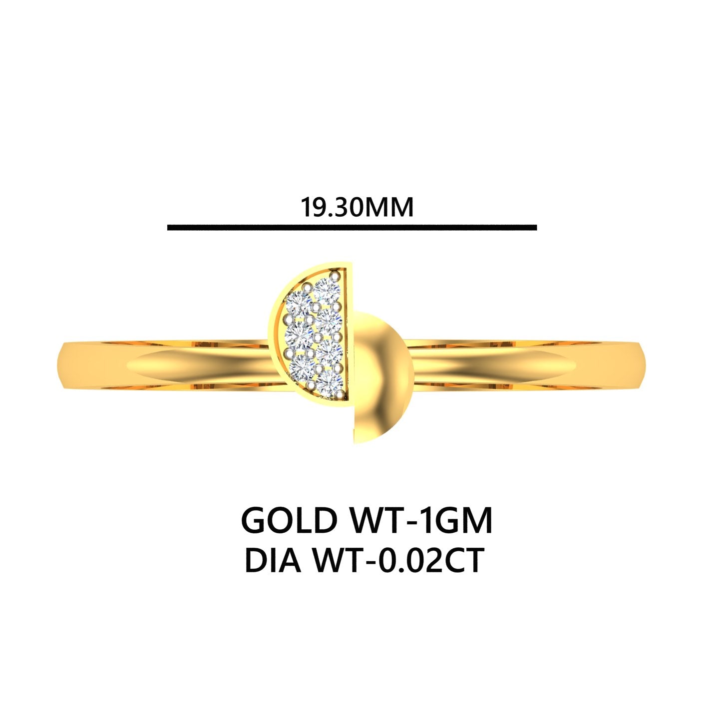 Dewdrop Leaf Ring