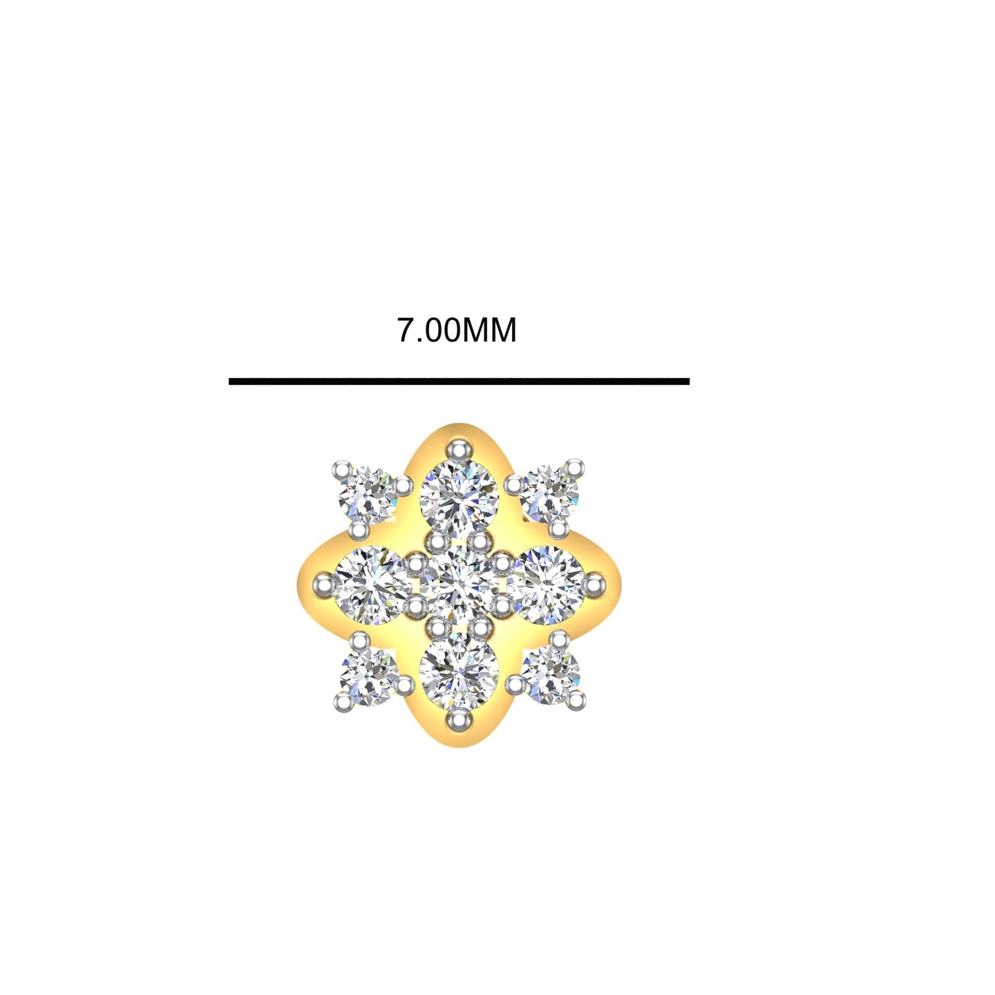Abbigael Diamond Nose Pin