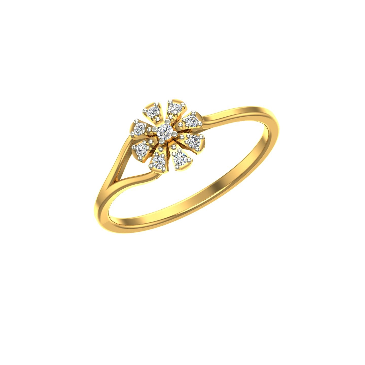 Celestial Bloom Diamond Ring
