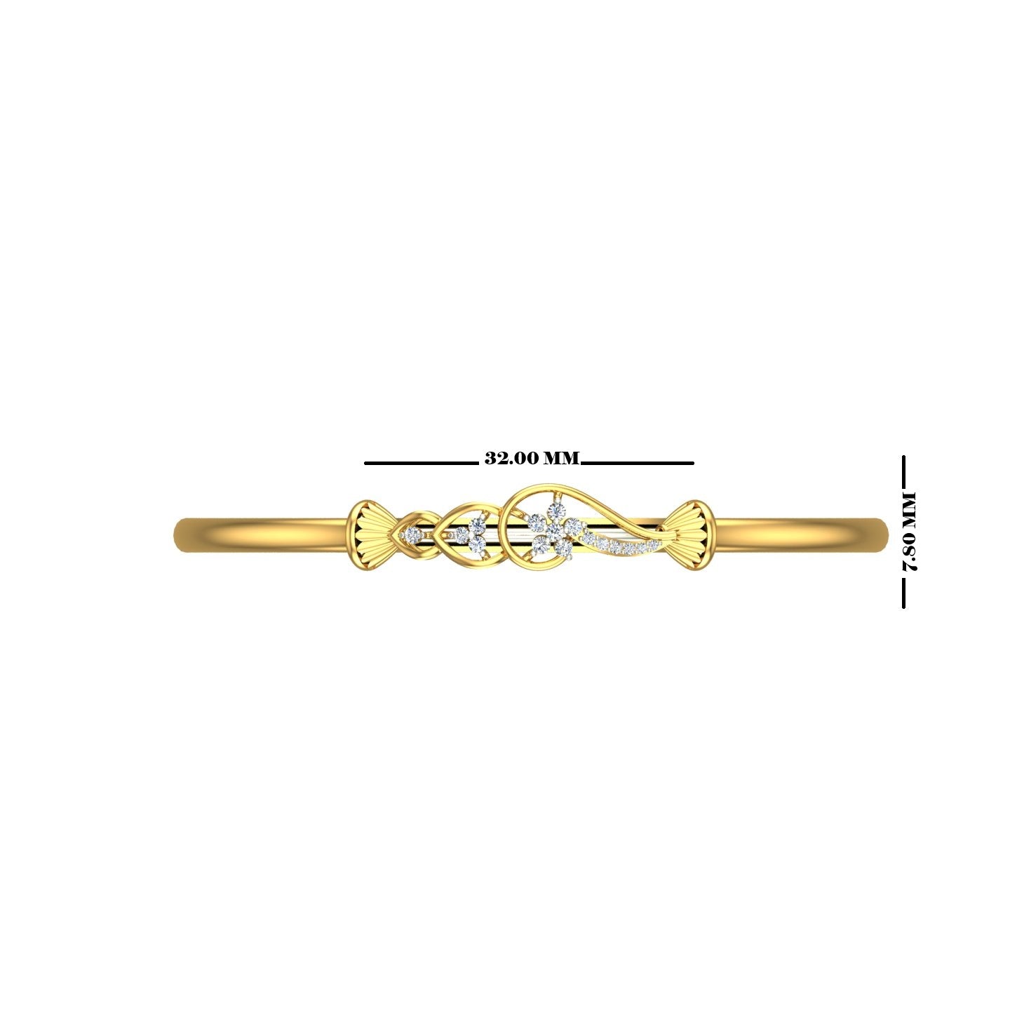 Twinkle Vine Diamond Kada