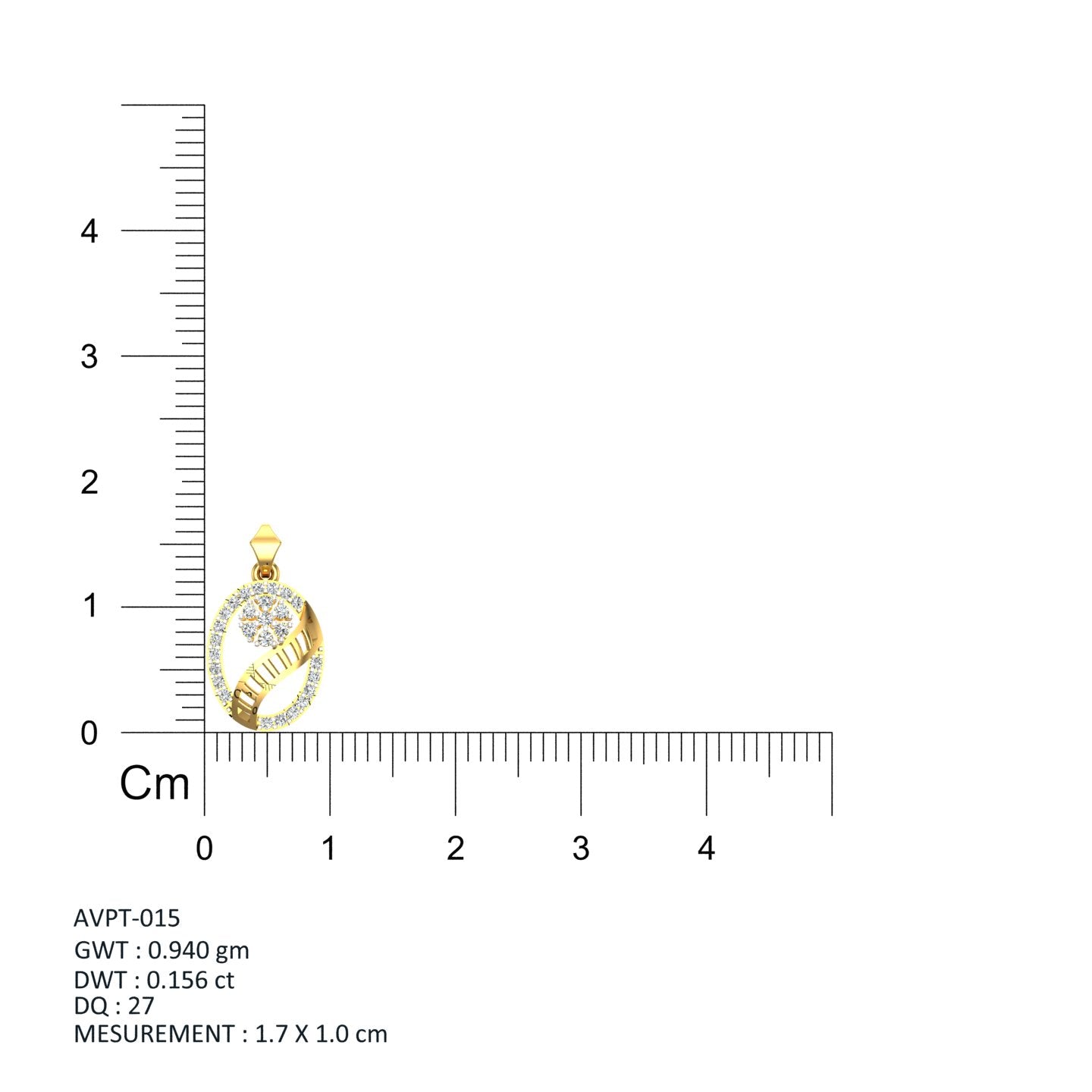 The Oval Lattice Blossom Pendant