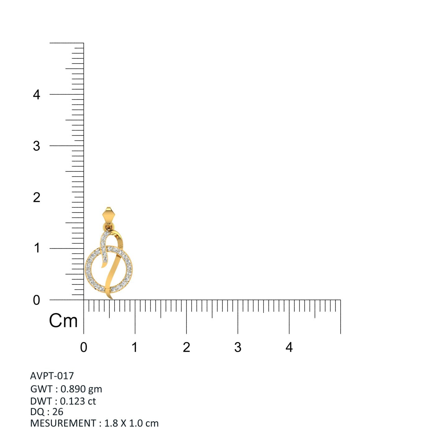The Infinity Swirl Initial "S" Pendant