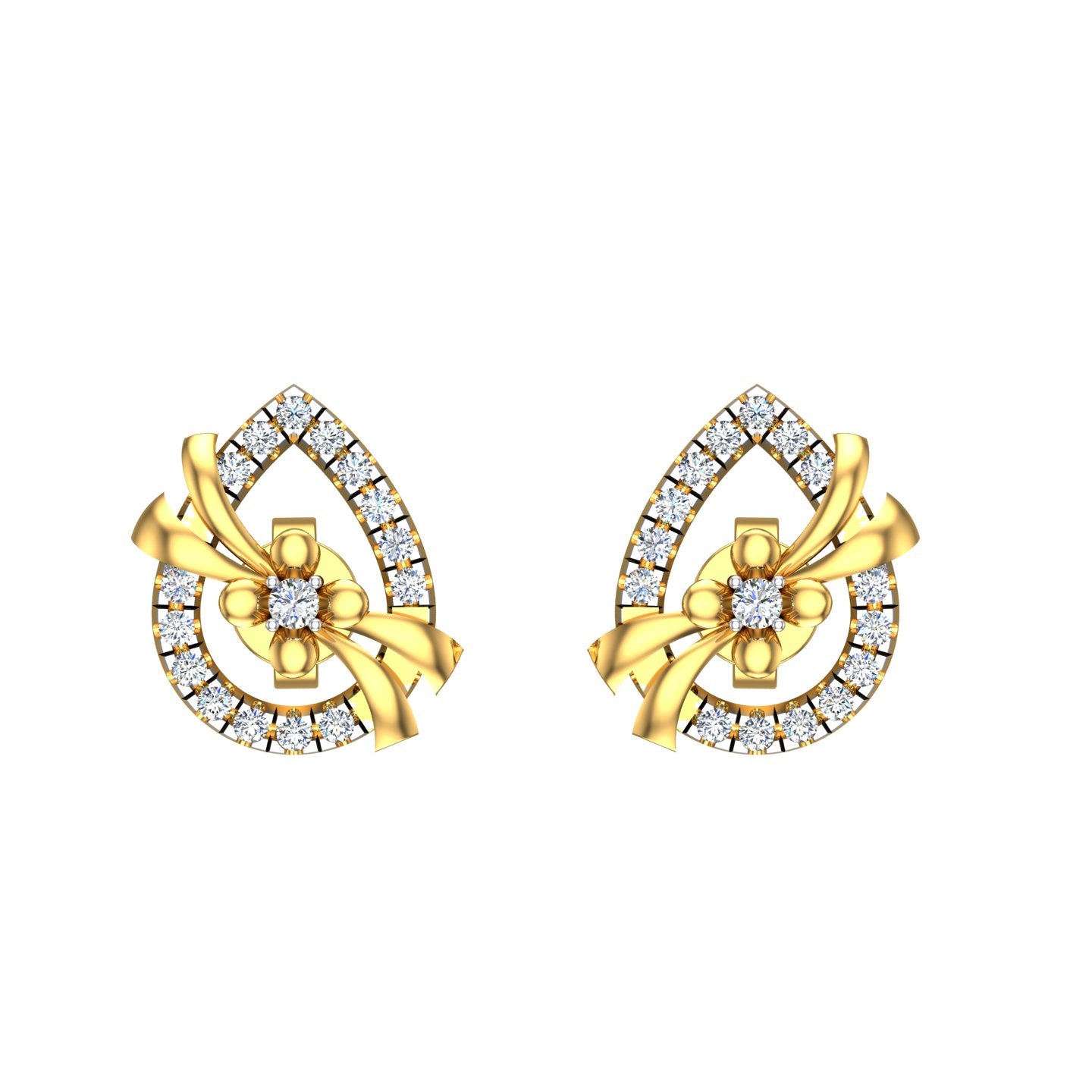 Ribbon Bloom Diamond Tops