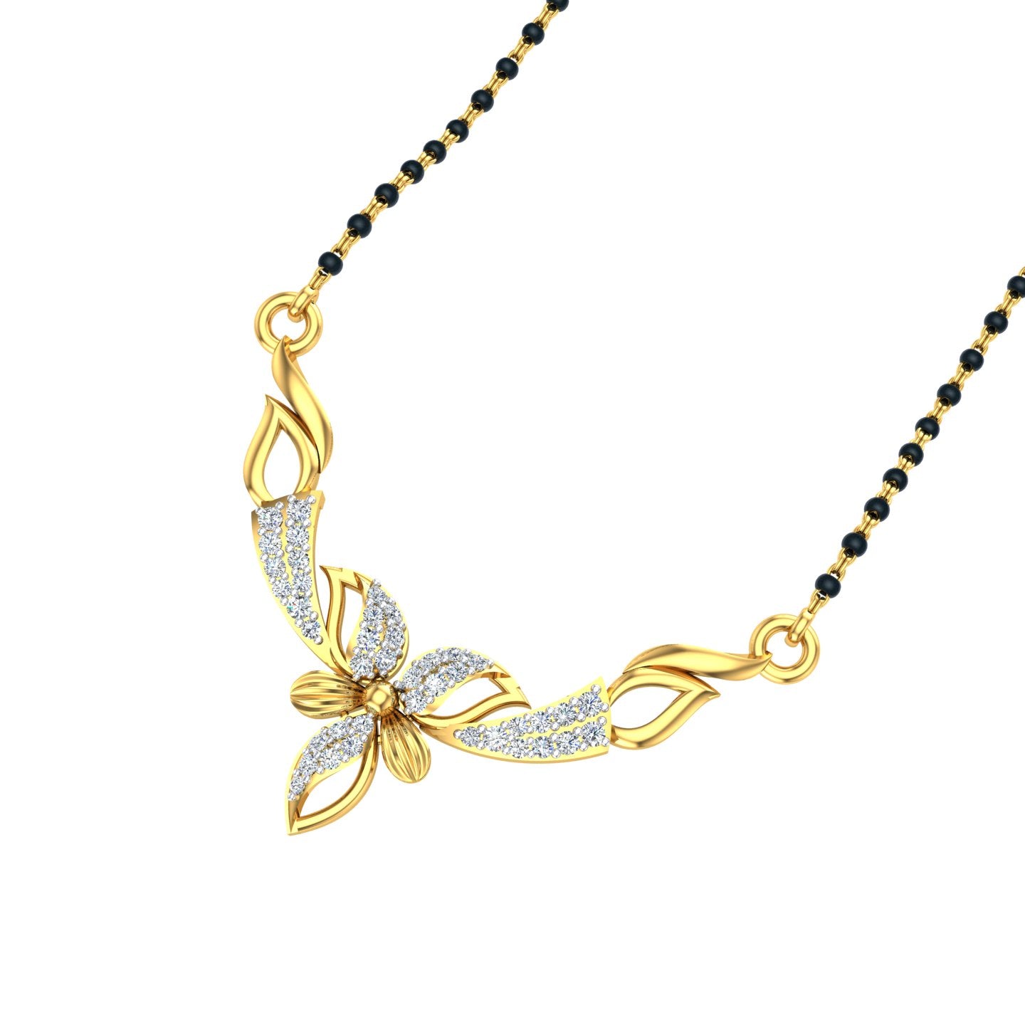 Golden Bloom Mangalsutra