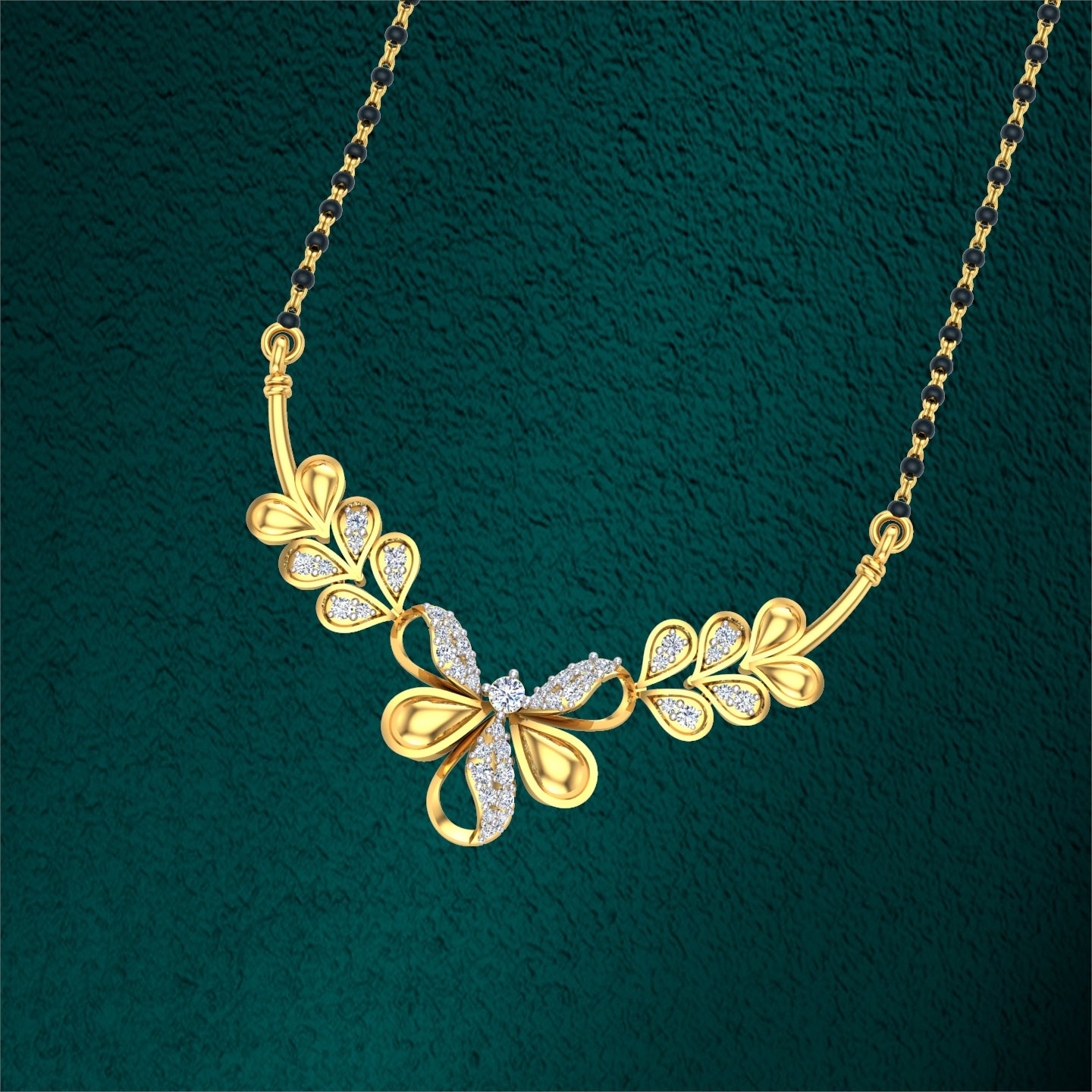 Butterfly Bloom Mangalsutra