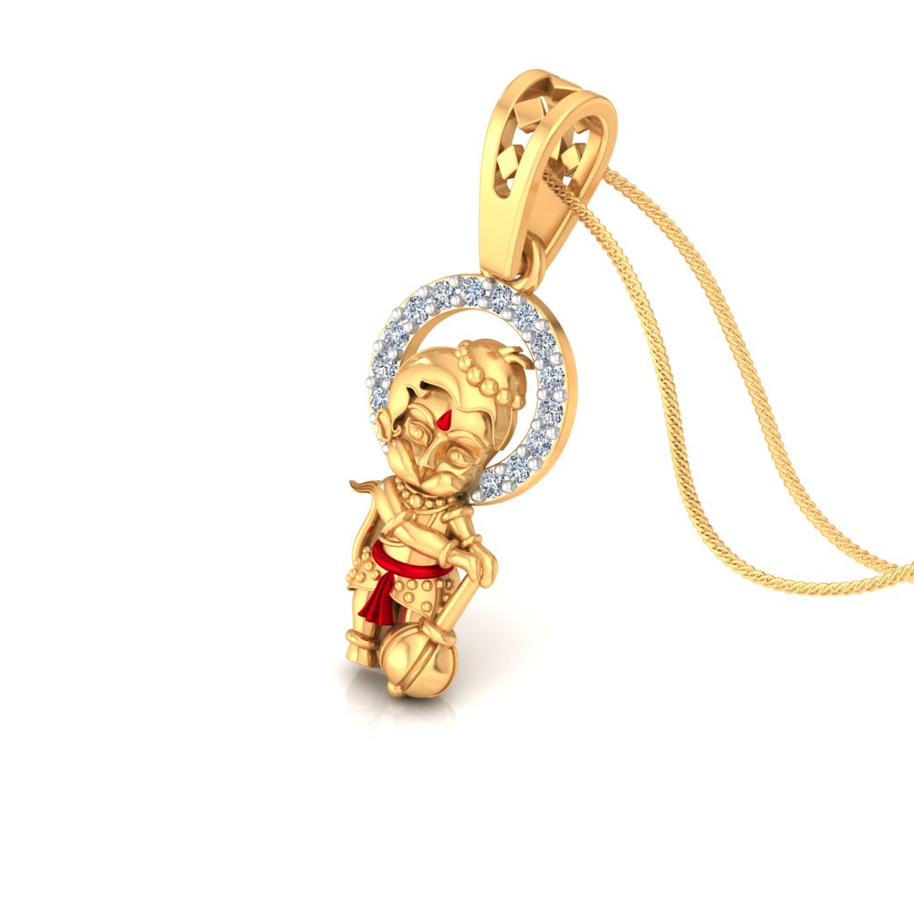 Bal Hanuman Divine Pendant