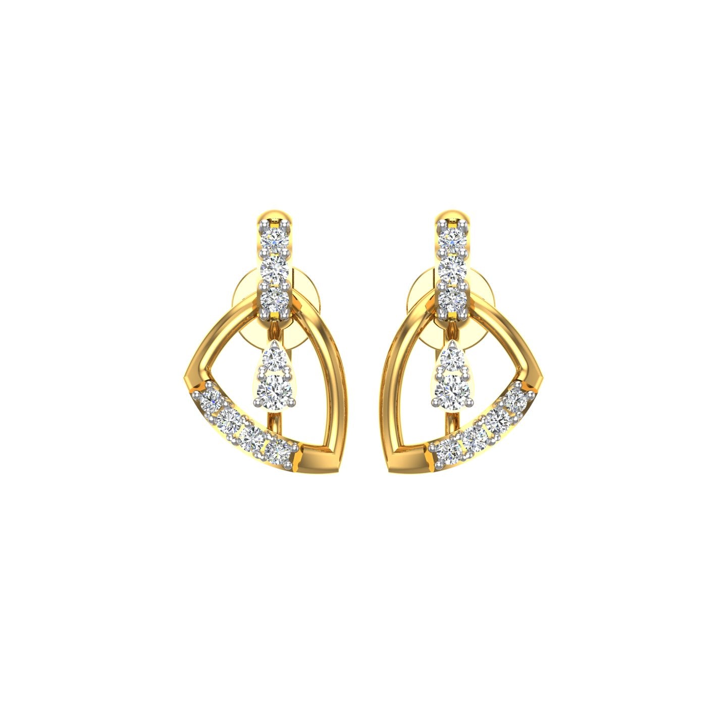 Aurora Teardrop Diamond Earrings