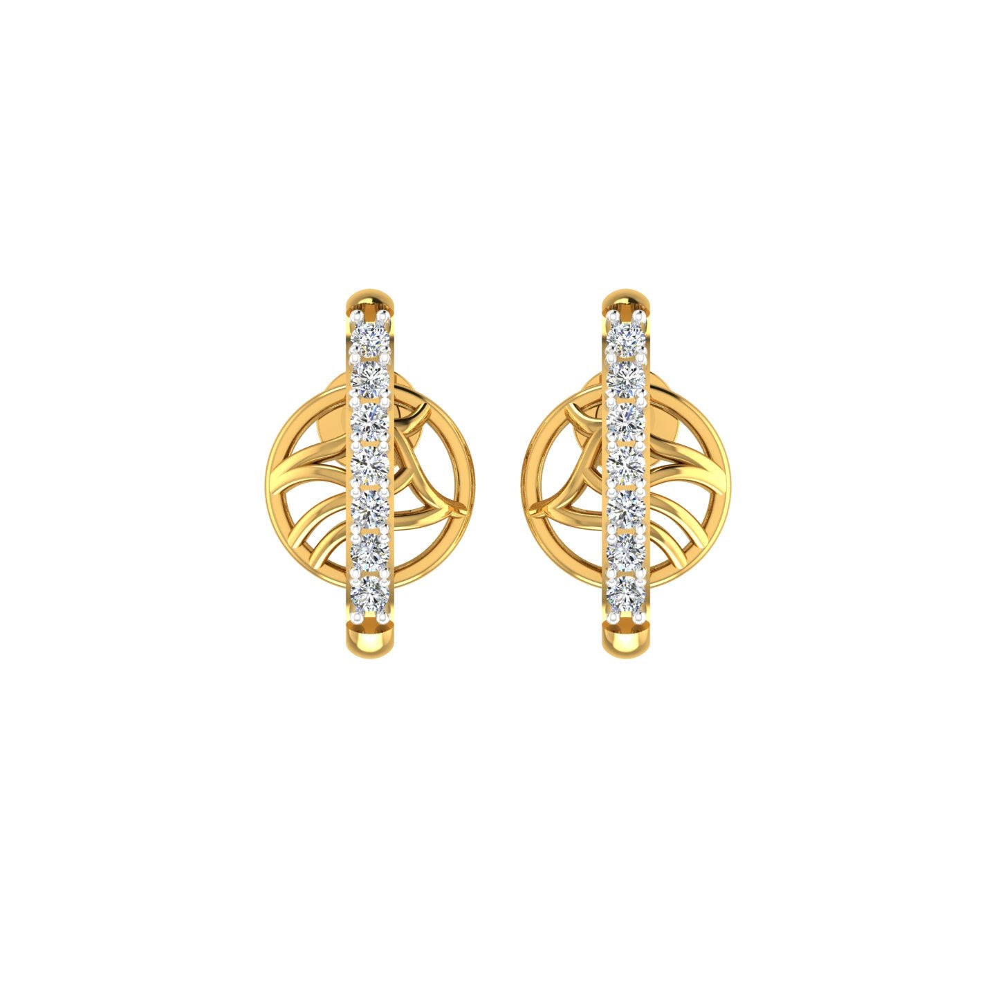 Luxe Orbit Diamond Earrings
