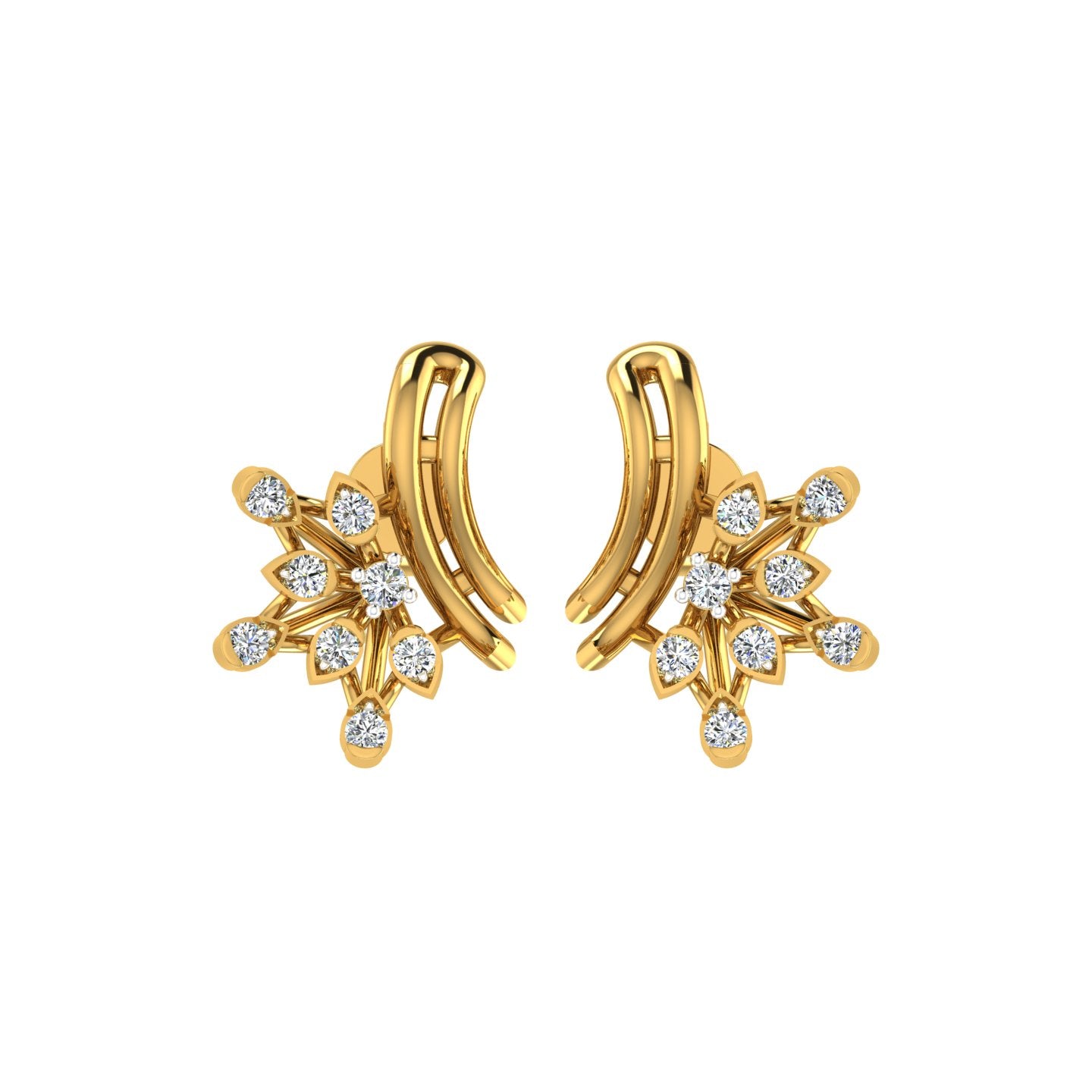 Aurora Bloom Diamond Earrings