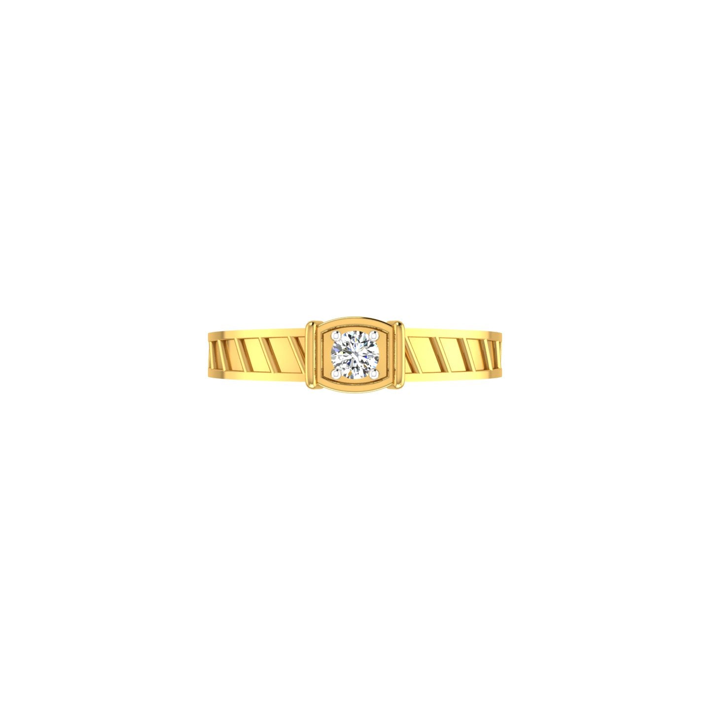 Imperial Ladder Solitaire Ring