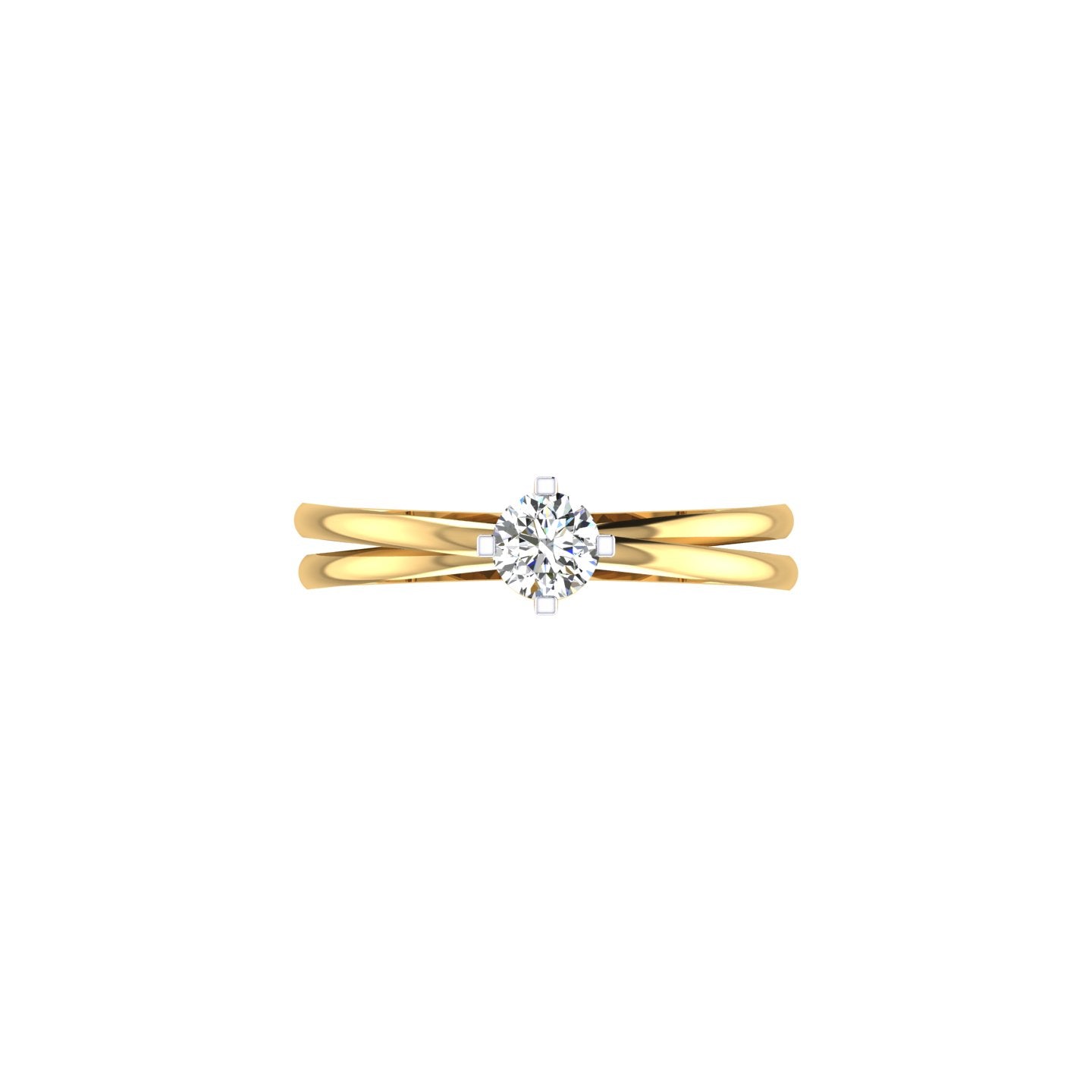 Infinity Embrace Solitaire Ring