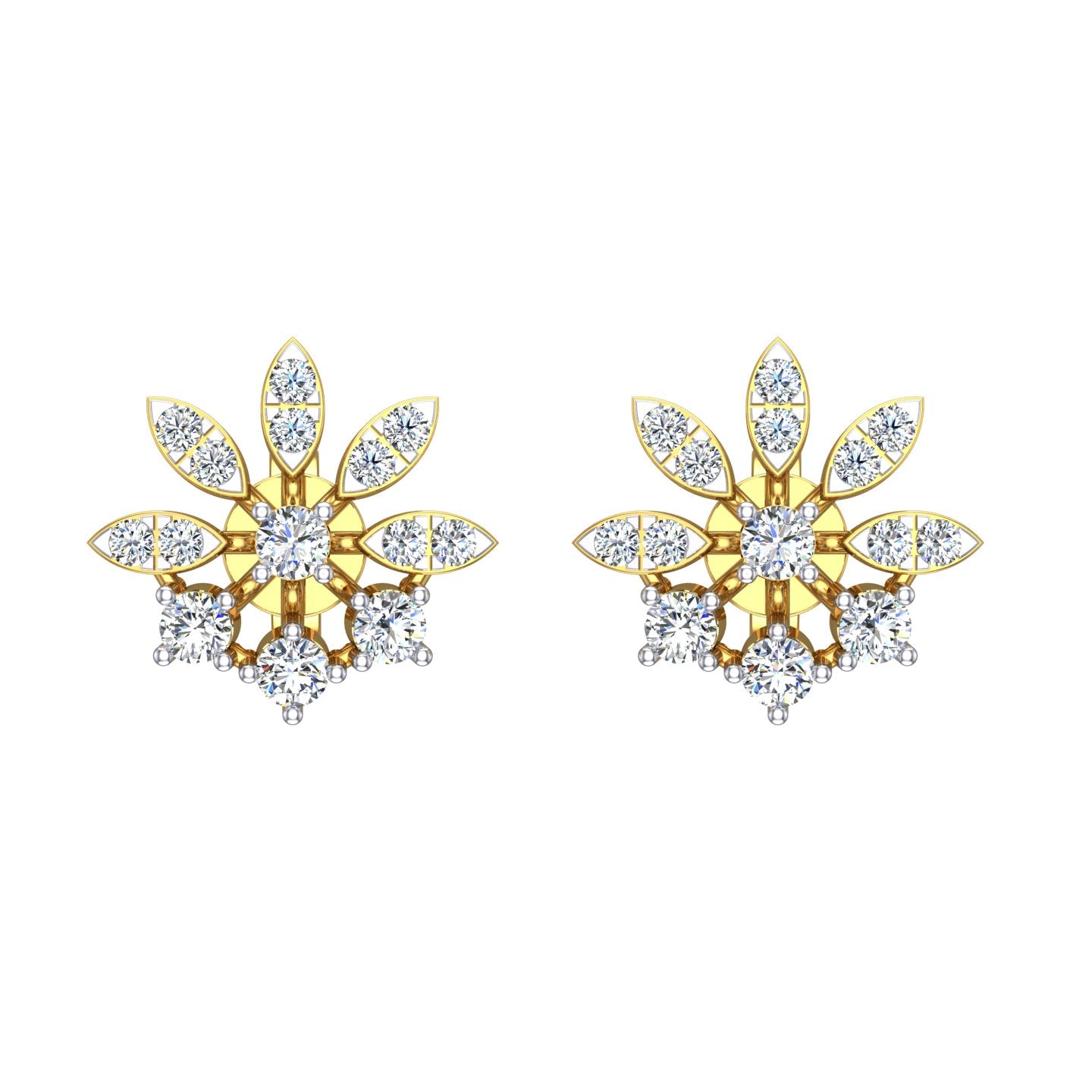 Sunlit Blossom Diamond Tops