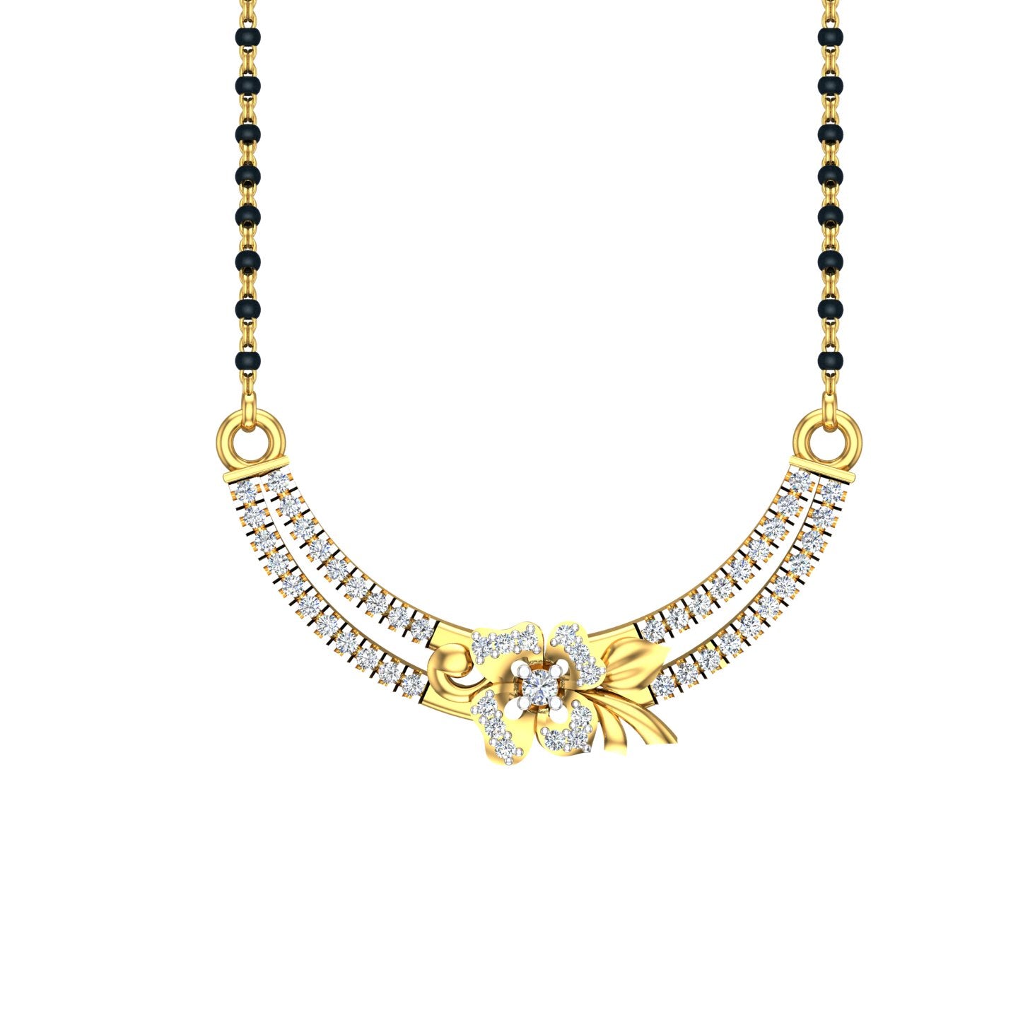 Diamond Ribbon Grace Mangalsutra