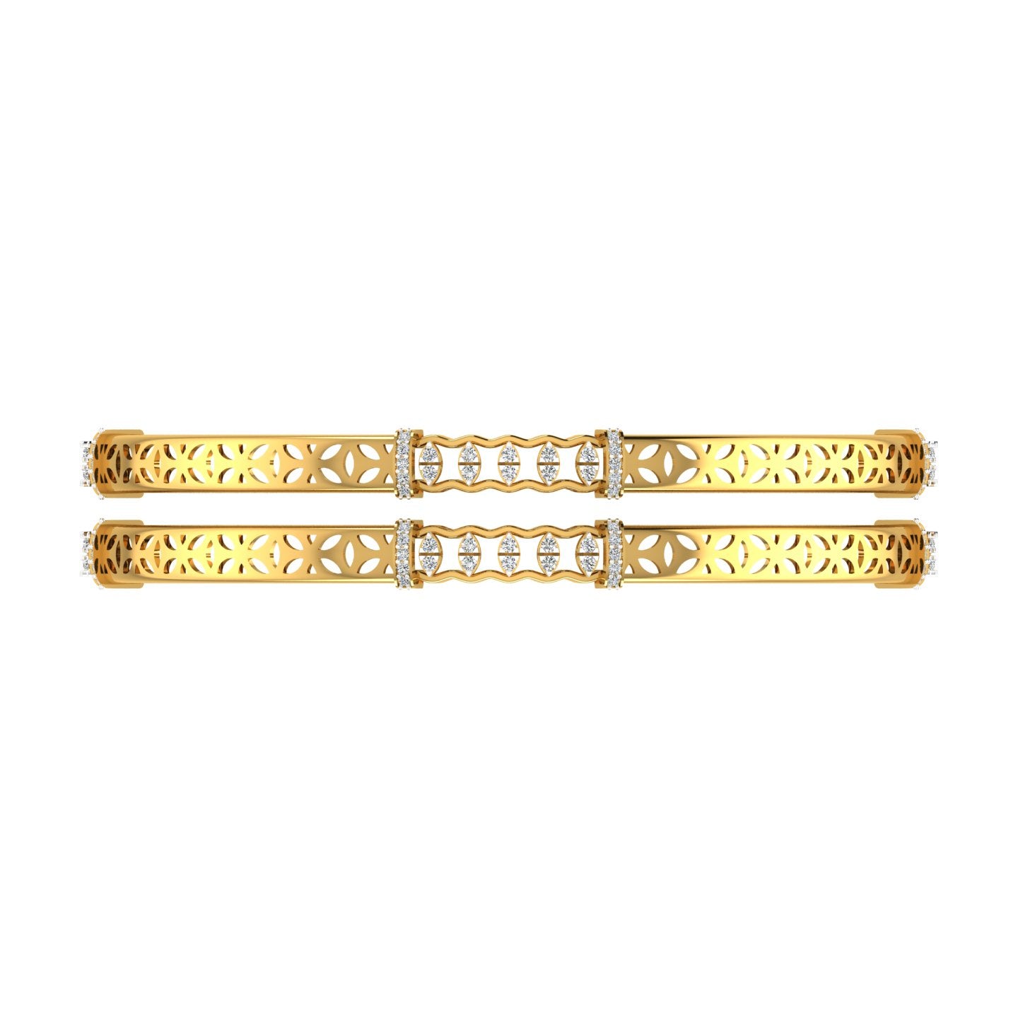 Eterna Floral Spark Bangles