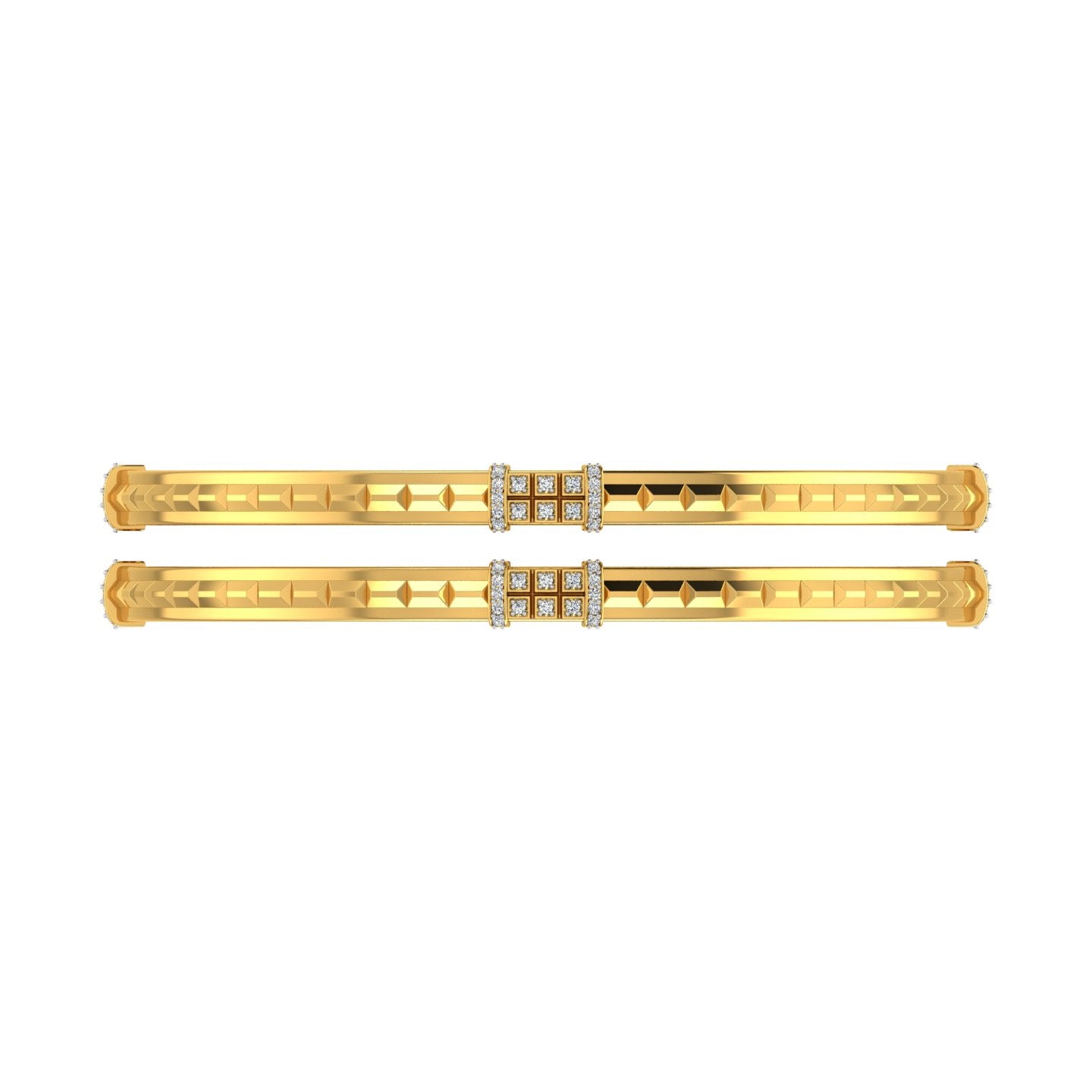 Royal Studded Diamond Bangles