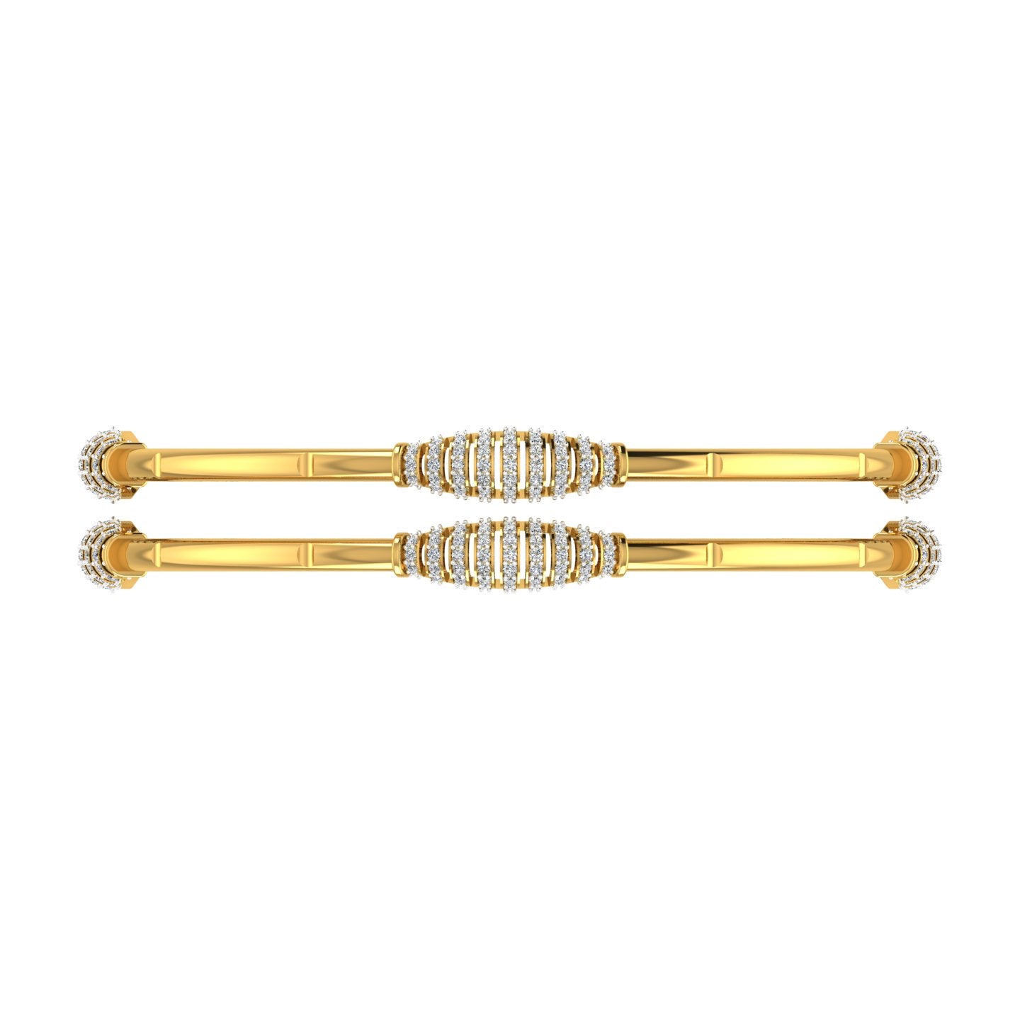 Radiant Helix Diamond Bangle