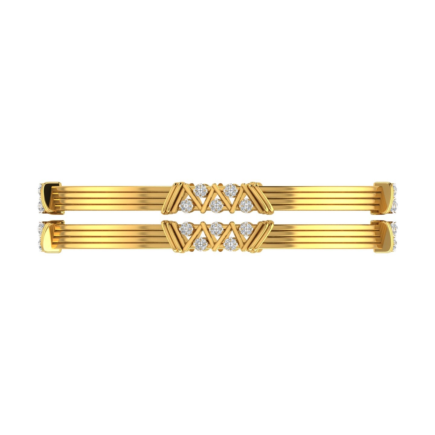 Triumph Crest Diamond Bangle