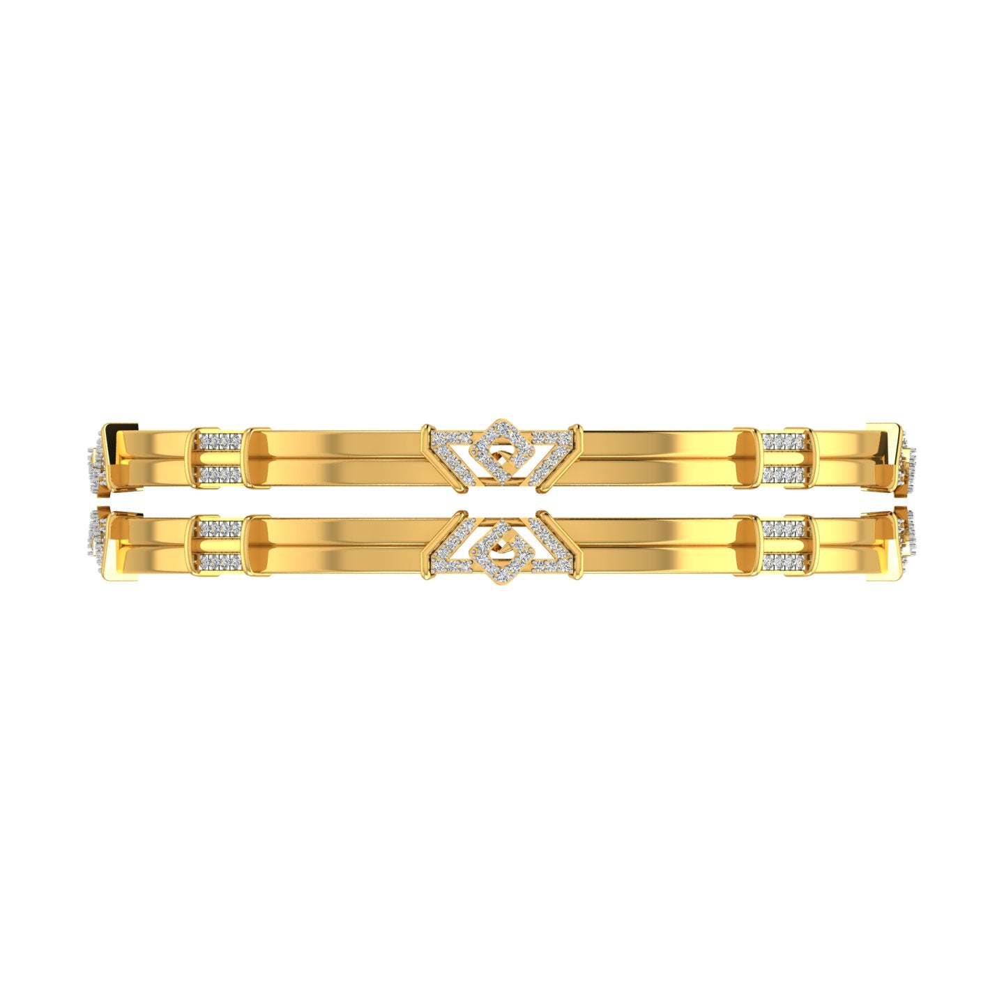 Heartline Royale Diamond Bangle