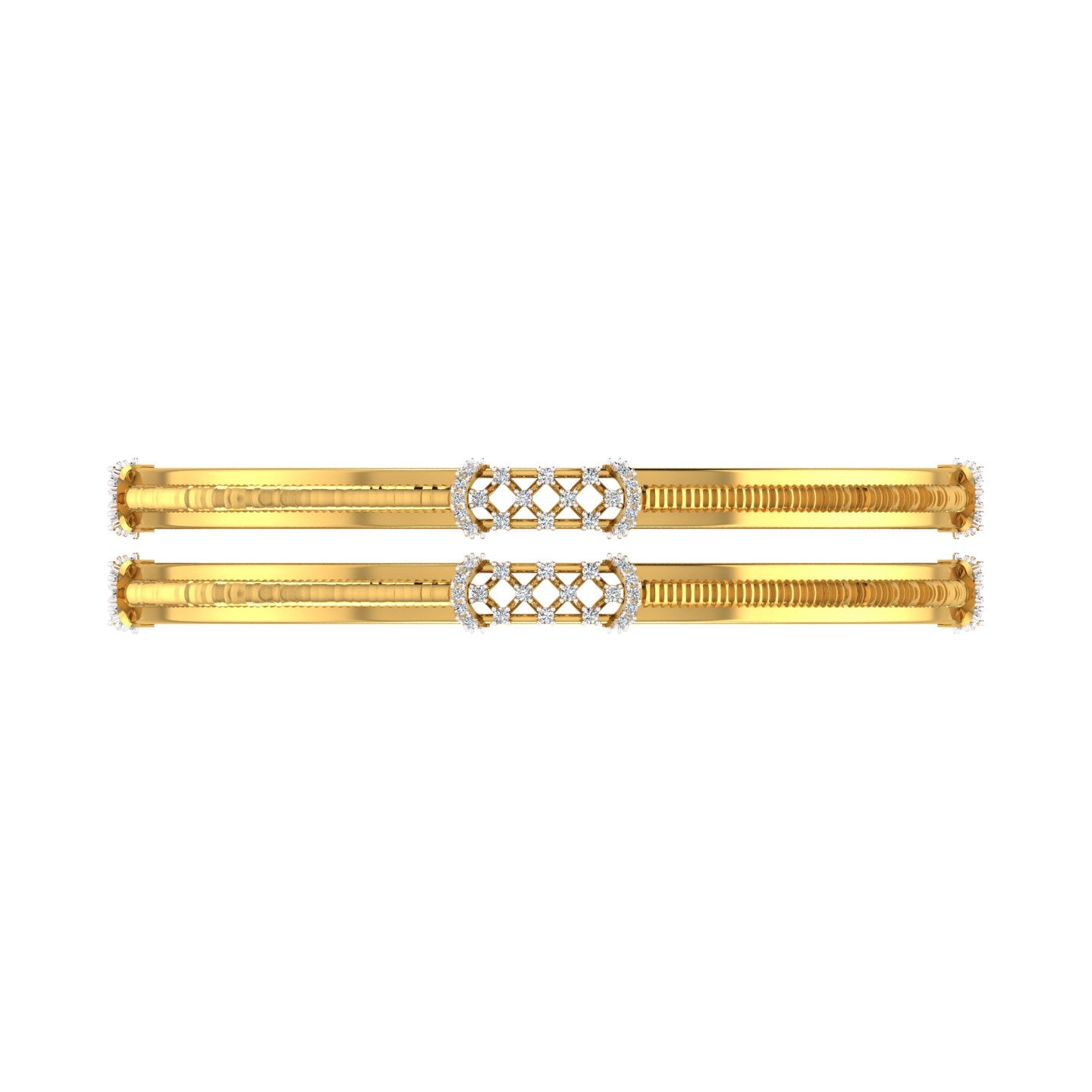 Royal Trellis Diamond Bangle