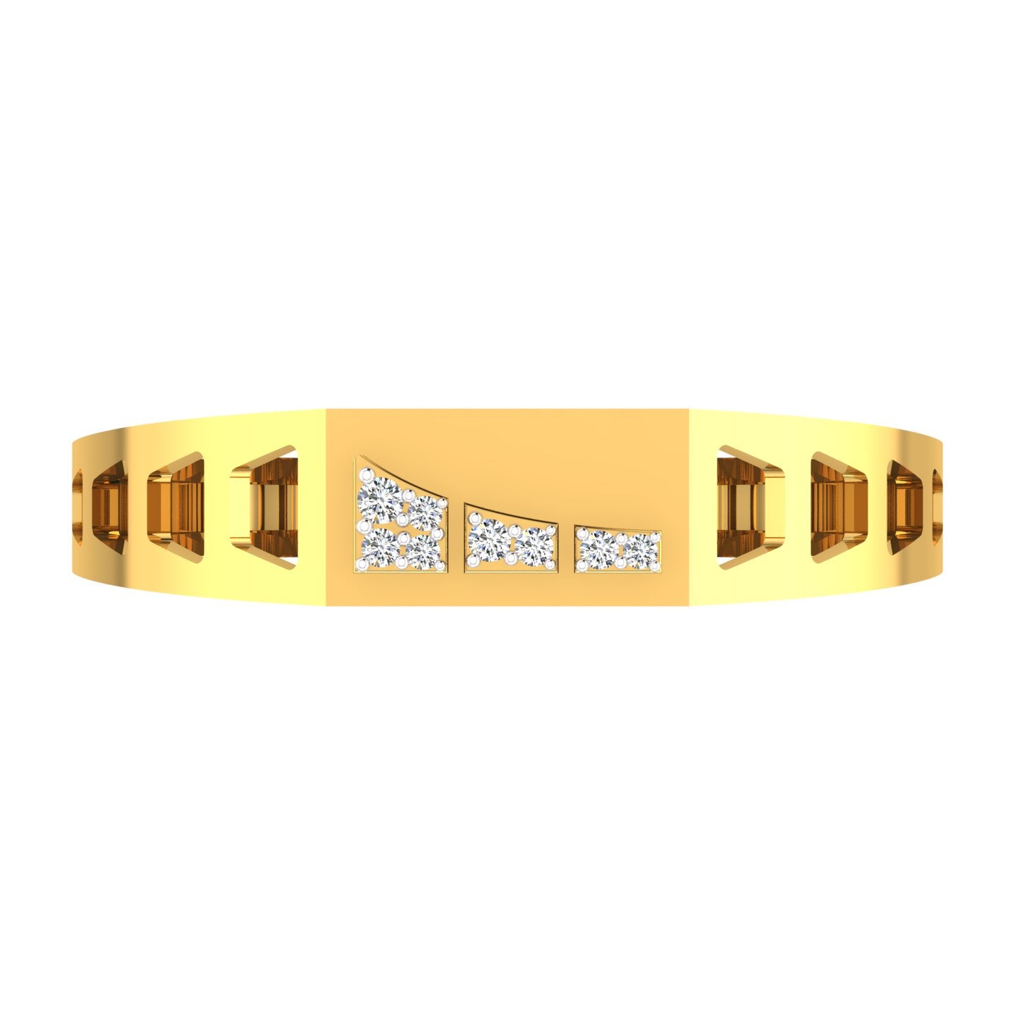 Refined Diamond Men's Ring