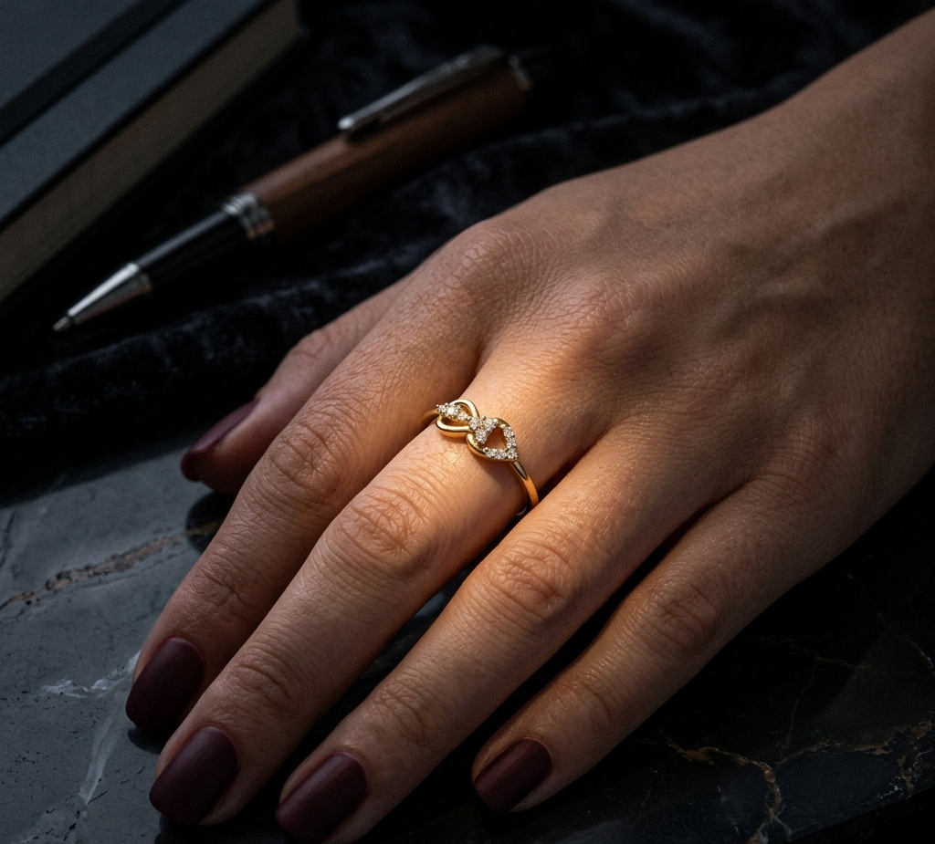 Infinity Blossom Diamond Ring