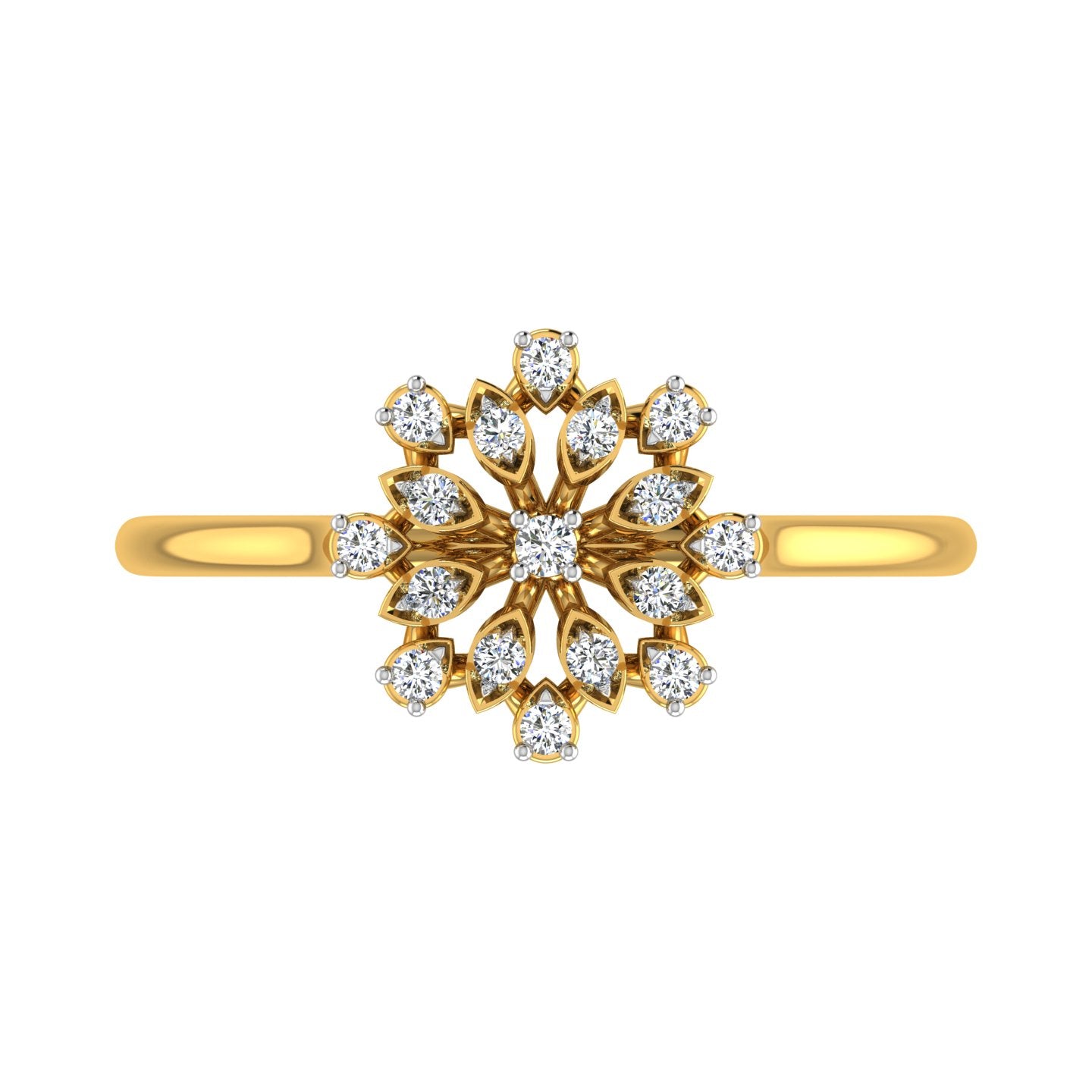 Royal Petal Bloom Diamond Ring